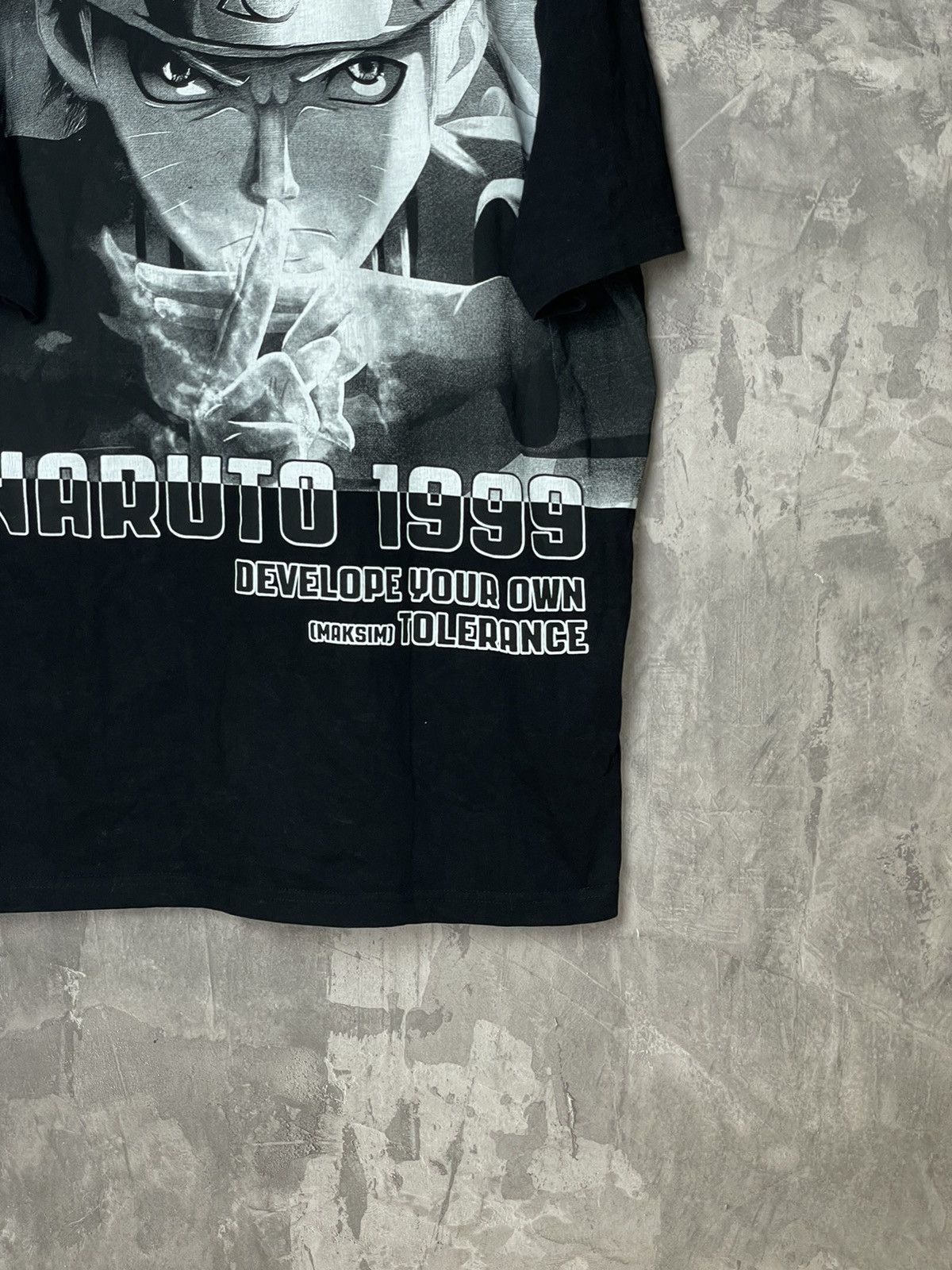Anime × Japanese Brand × Vintage Naruto Vintage Big Logo Overprint Very Rare Anima T shirt Size US XL / EU 56 / 4 - 7 Thumbnail