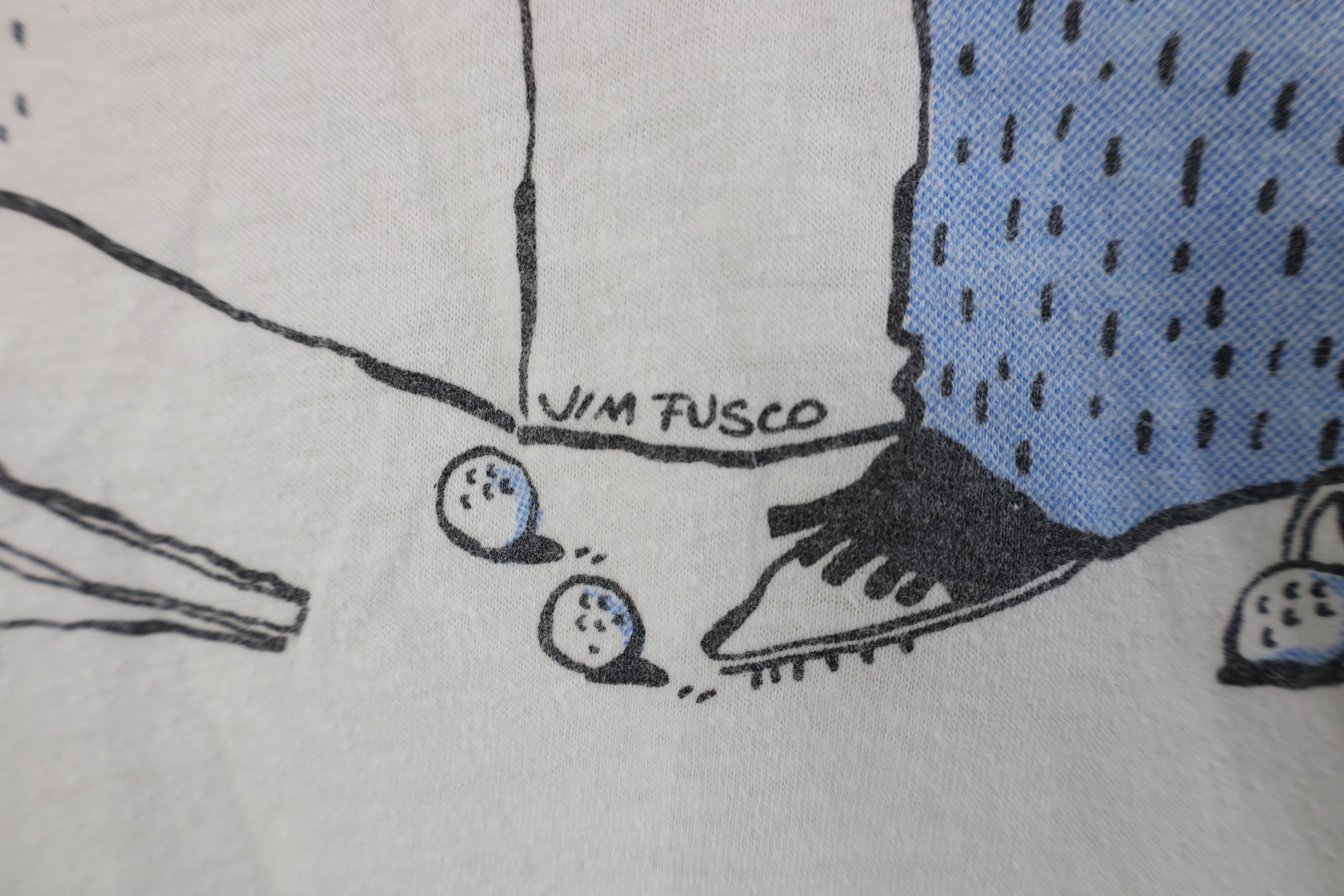 Vintage Vintage 80s Comic The Executive Golf Big Boss T-Shirt USA Size XL / US 12-14 / IT 48-50 - 9 Thumbnail