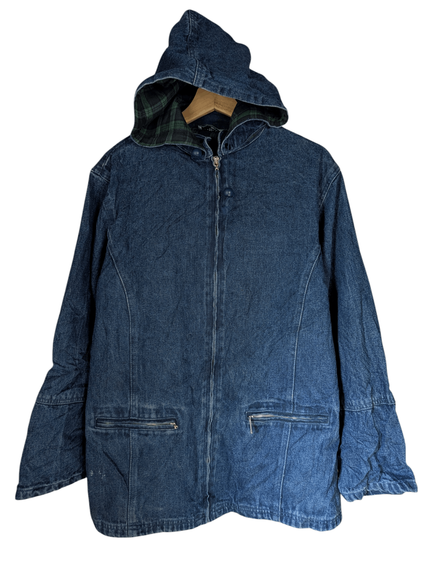 Japanese Brand NORTH STYLE HOODIE DENIM JACKET Size US L / EU 52-54 / 3 - 1 Thumbnail