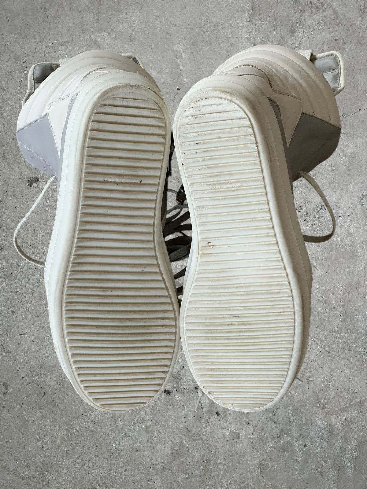 Rick Owens Rick Owens Leather Geobaskets Size US 13 / EU 46 - 6 Thumbnail