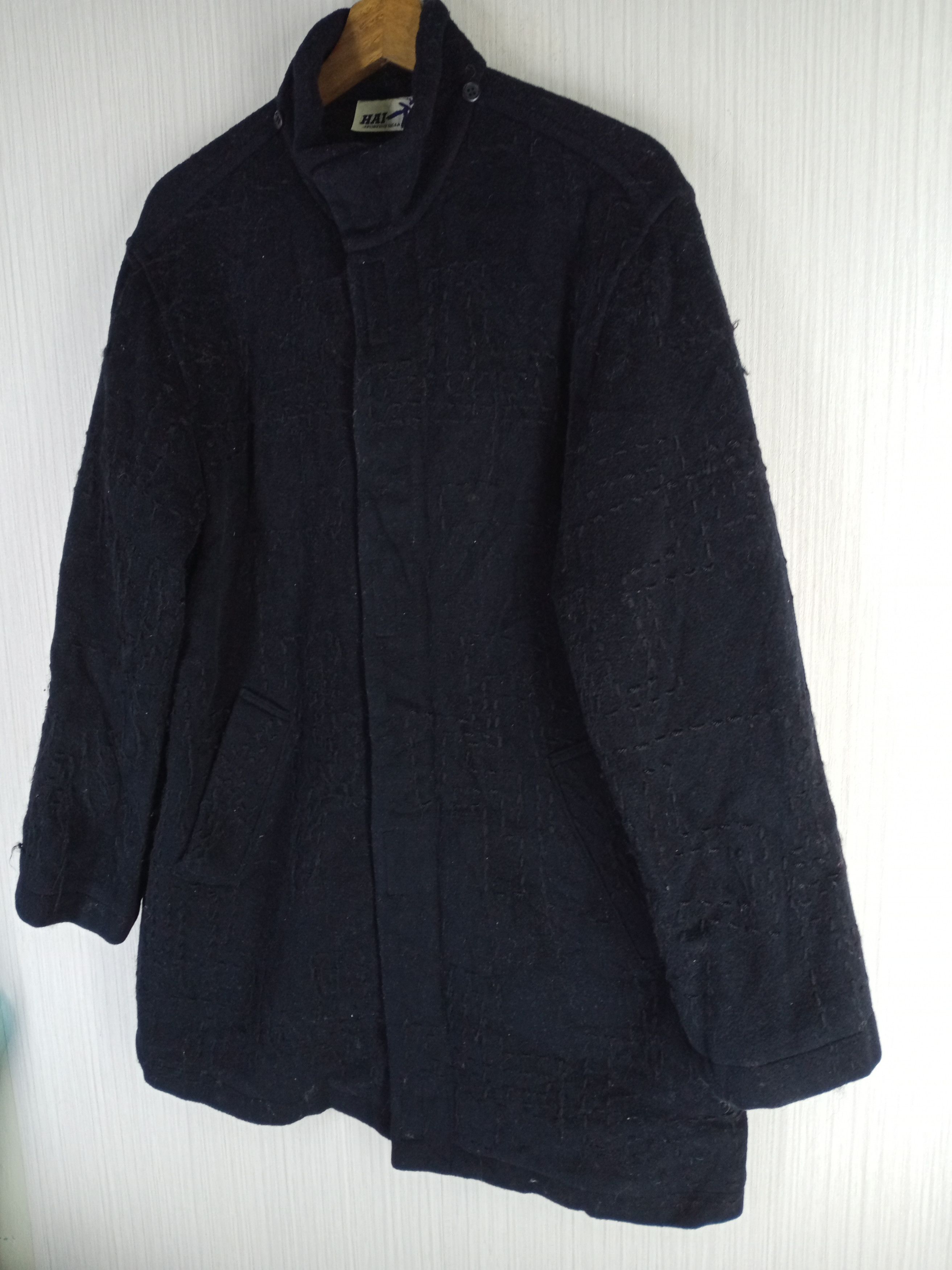 Hai Sporting Gear Rare Vintage Hai Sporting Gear ISSEY MIYAKE Wool Jacket Size US L / EU 52-54 / 3 - 3 Thumbnail