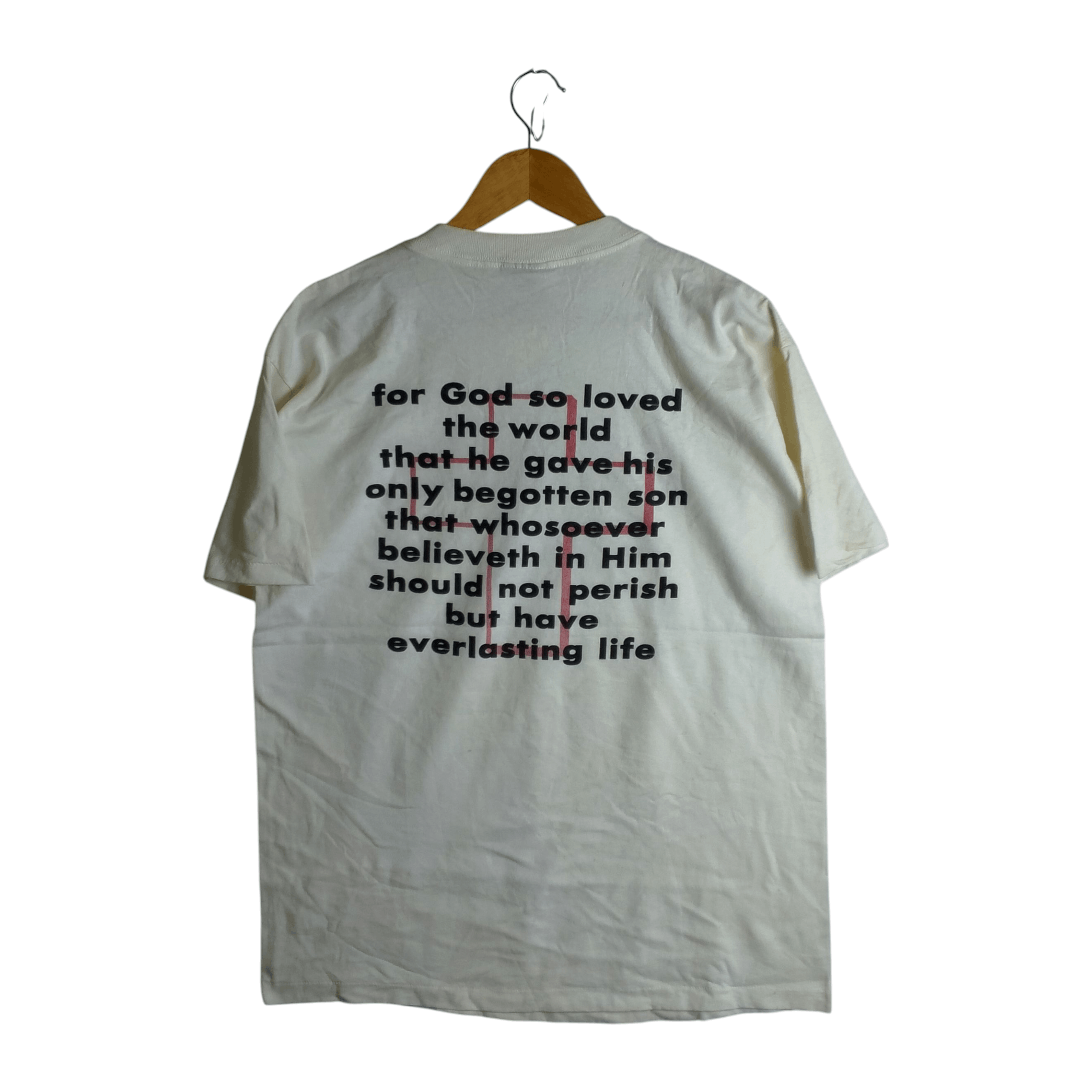 Vintage Vintage Jesus Cross Tee Religion Size US L / EU 52-54 / 3 - 2 Thumbnail