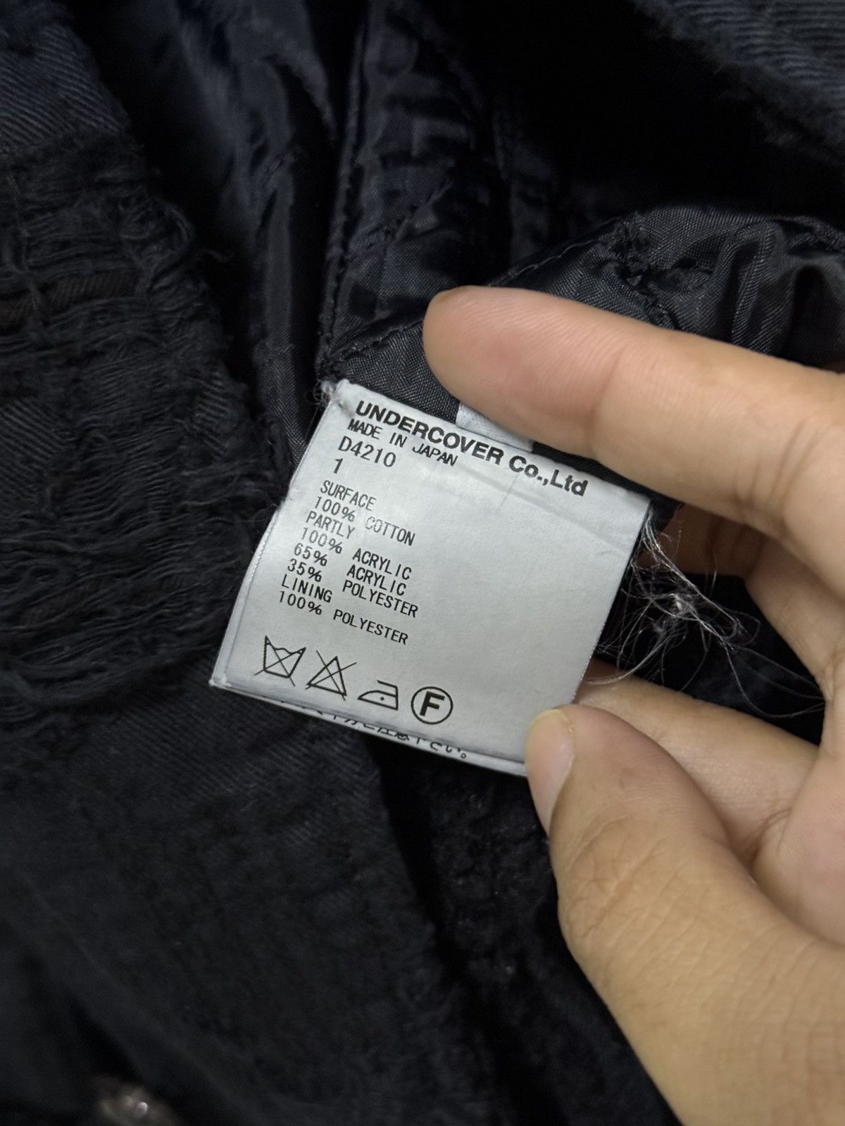 Undercover AW09 "Earmuff Maniac" Destroyed Patchwork Jacket. Size US M / EU 48-50 / 2 - 13 Thumbnail