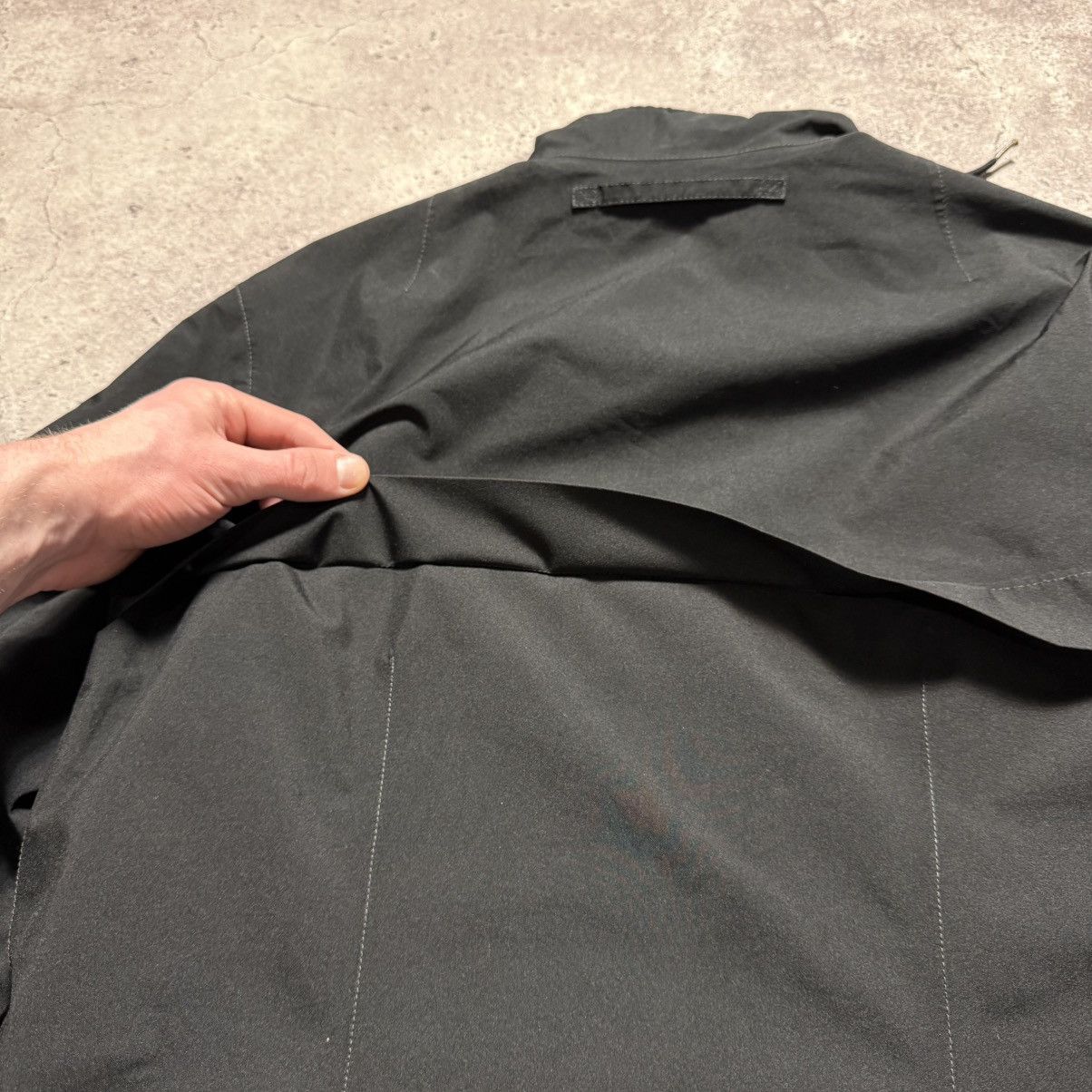 Prada Red Tab Reversible Gore Tex Black/Beige Nylon Jacket