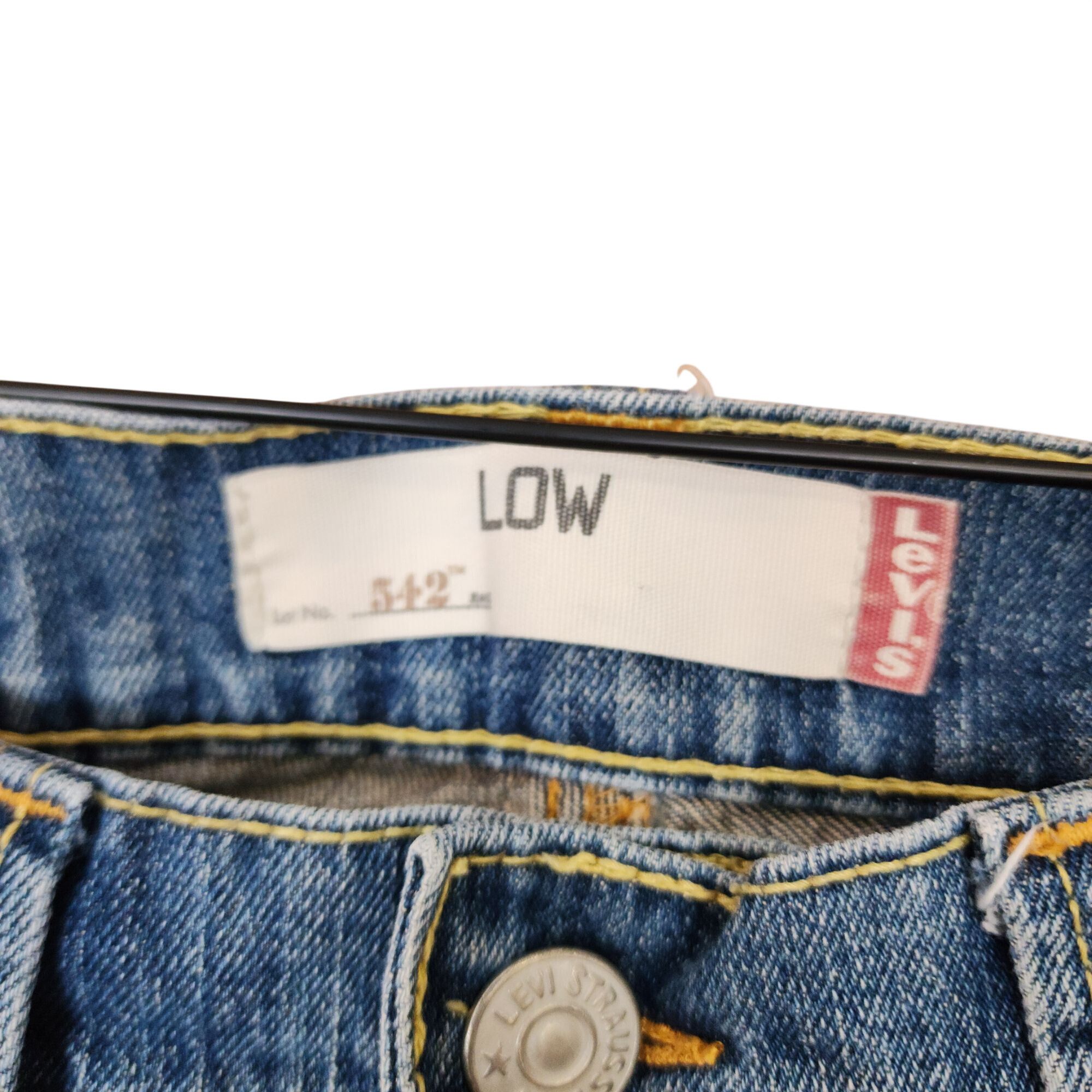 Levi's Vintage Levis Womens Low-Rise Denim Shorts 542 Rolled Hem Li Size 27" / US 4 / IT 40 - 2 Thumbnail