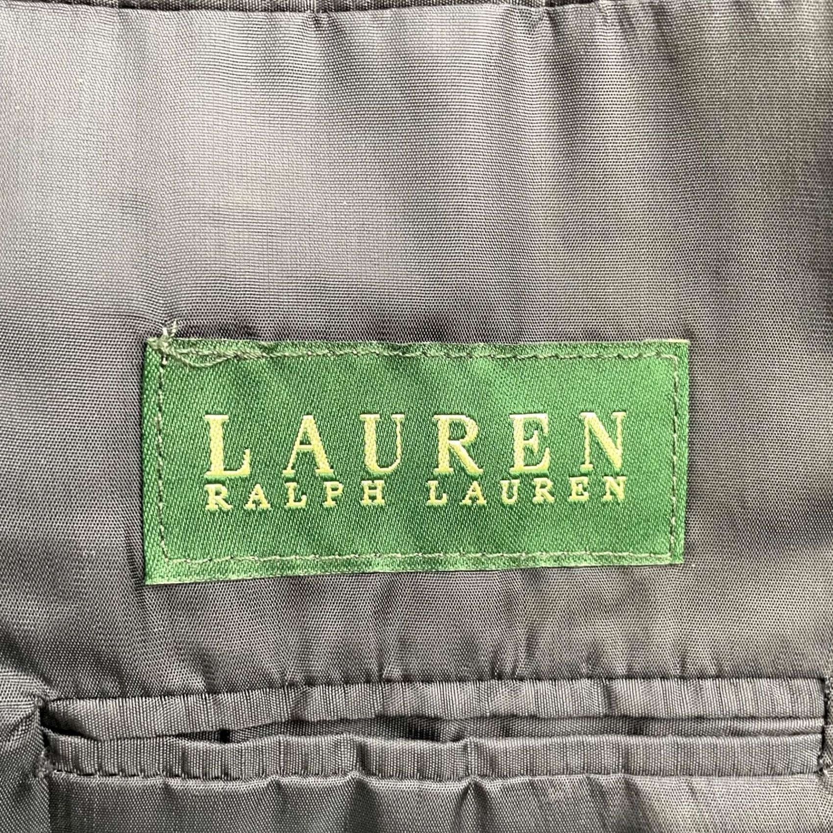 Ralph Lauren Ralph Lauren LRL Men's 44L Navy Blue Wool Blazer 2-Button Size 44R - 6 Thumbnail