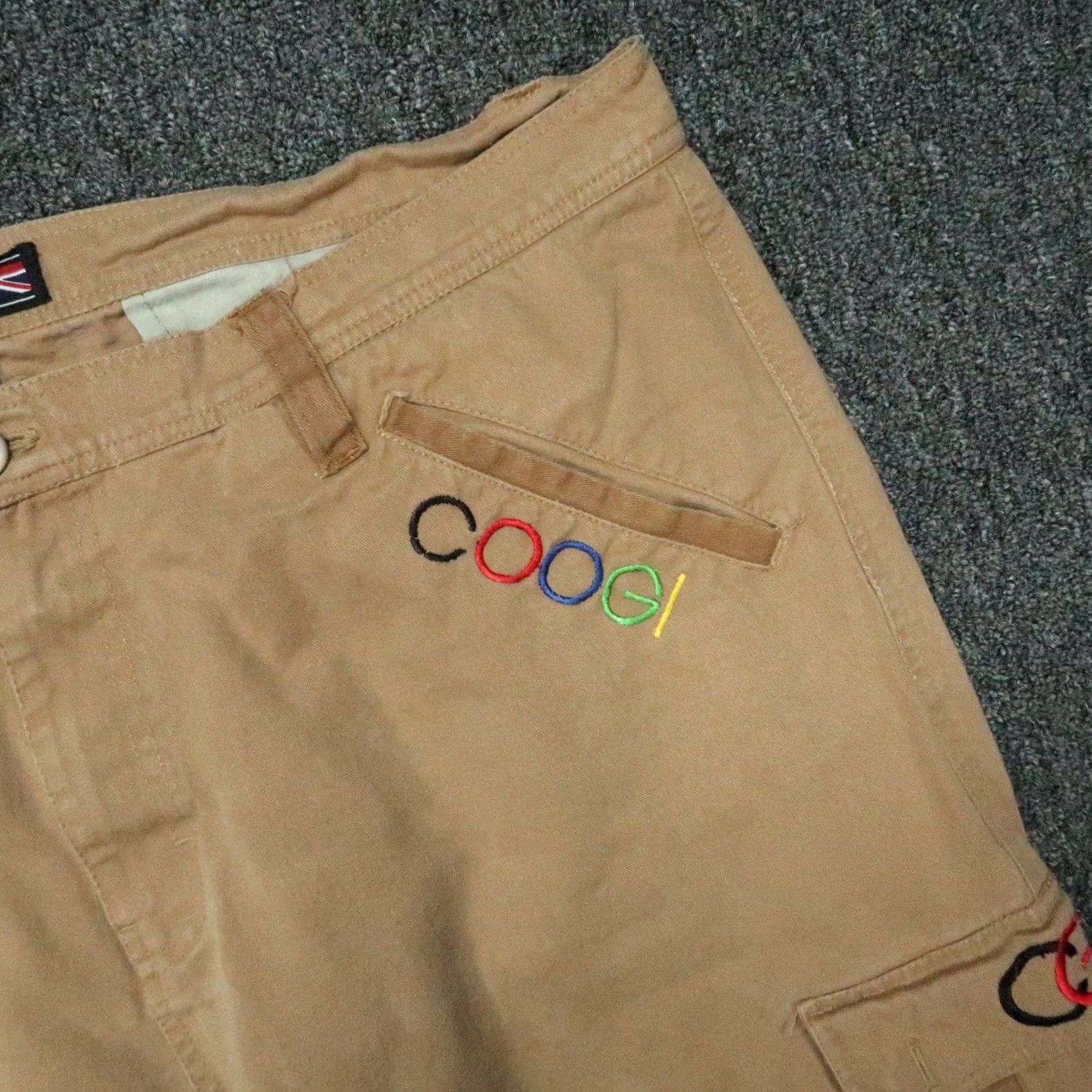 Coogi COOGI Shorts Mens 42 Khaki Brown Cargo Classic Fit Embroidered Size US 42 / EU 58 - 3 Thumbnail
