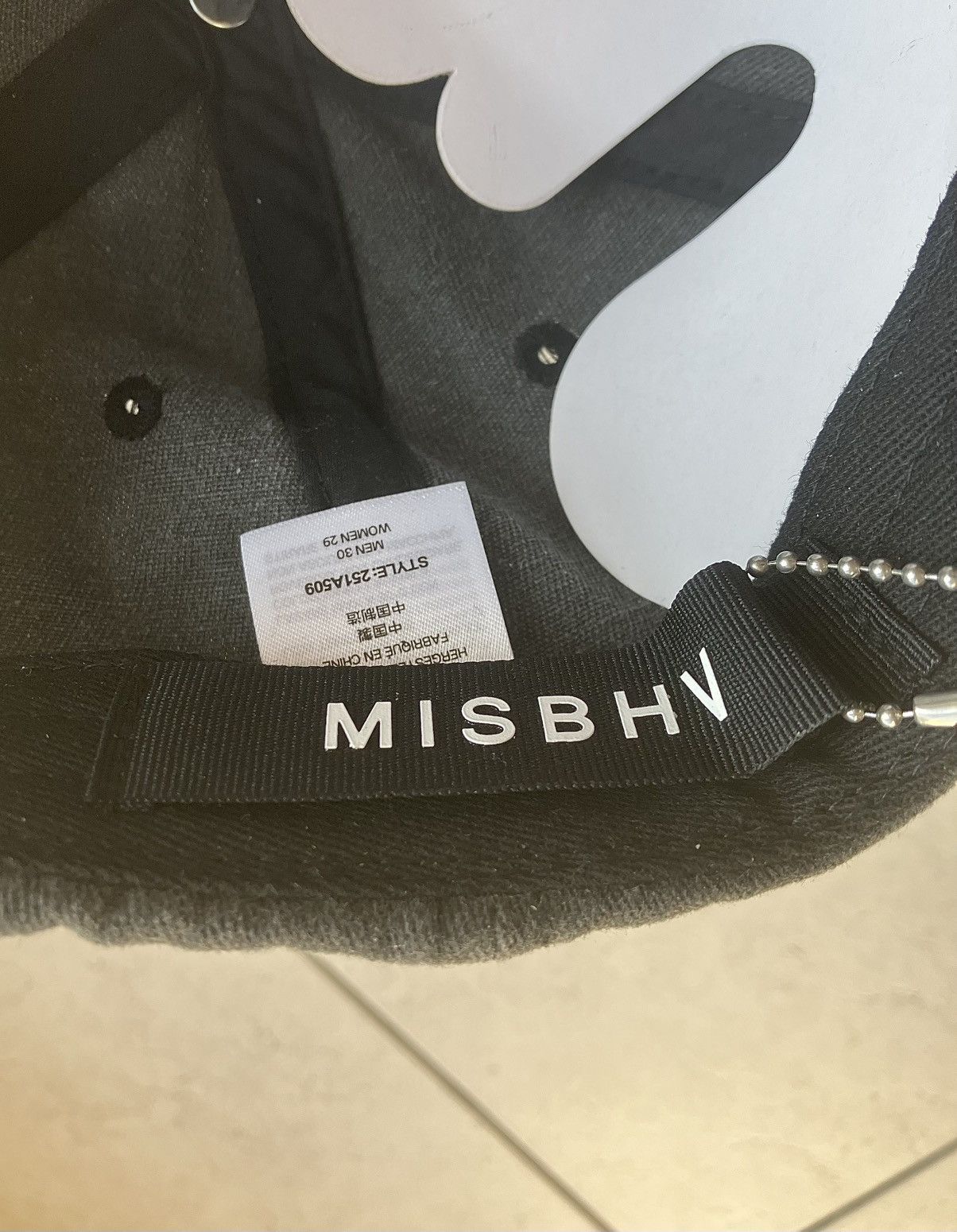 Misbhv Misbhv: V2 Tecno Cap - Faded Black/ Grey Size ONE SIZE - 6 Thumbnail