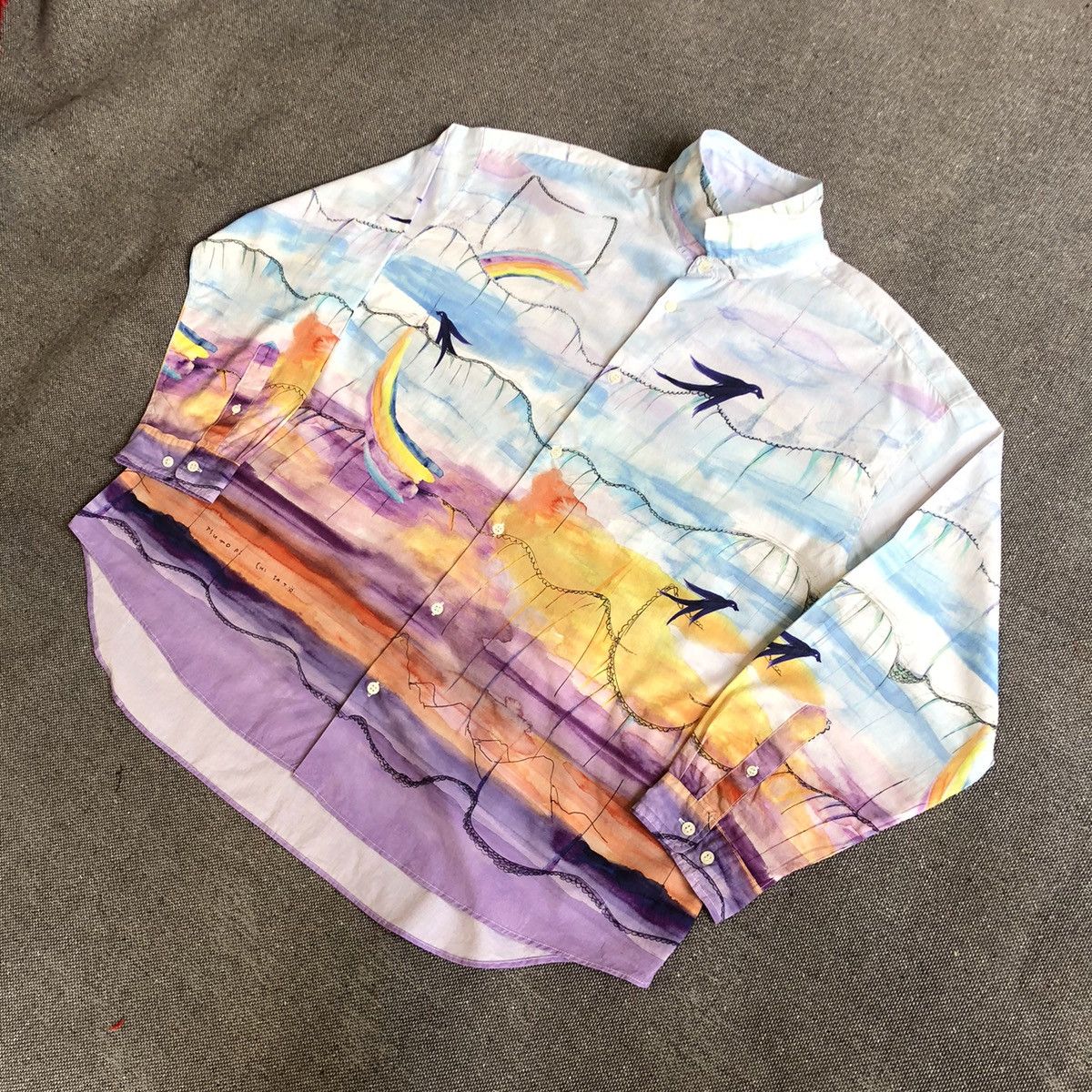 Tsumori Chisato TSUMORI CHISATO by niko and… art painted shirts Size US L / EU 52-54 / 3 - 3 Thumbnail