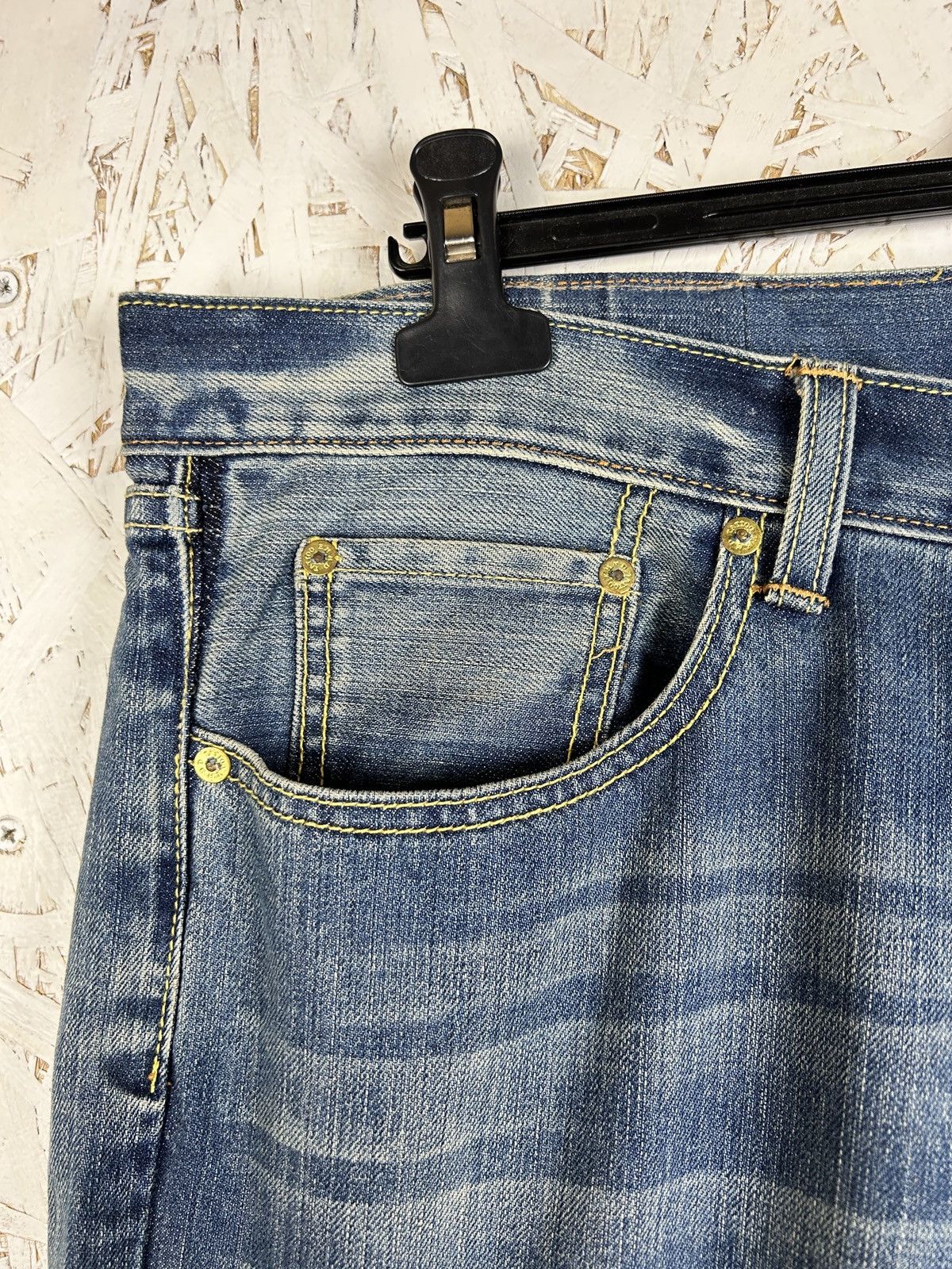 Christian Audigier Vintage Ed Hardy By Audigier Skull Pocket Y2K Denim Jeans 38 Size US 38 / EU 54 - 6 Thumbnail