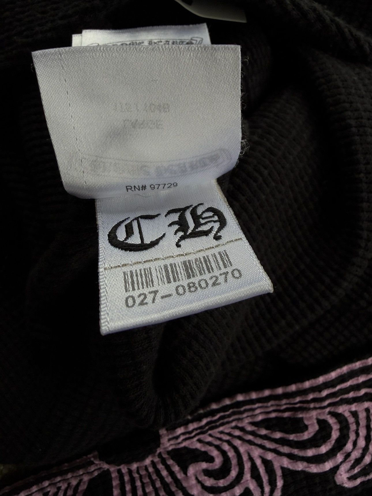 Chrome Hearts Chrome Hearts Matty Boy Black Pink Thermal Size US L / EU 52-54 / 3 - 17 Thumbnail