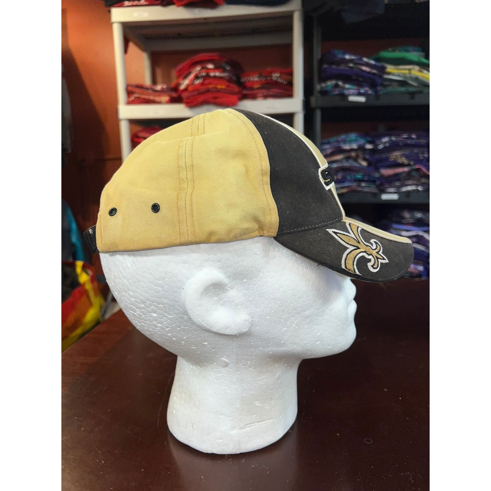 Reebok New Orleans Saints Hat Reebok 2000s NFL Pro Line Cap Stained Size ONE SIZE - 6 Thumbnail