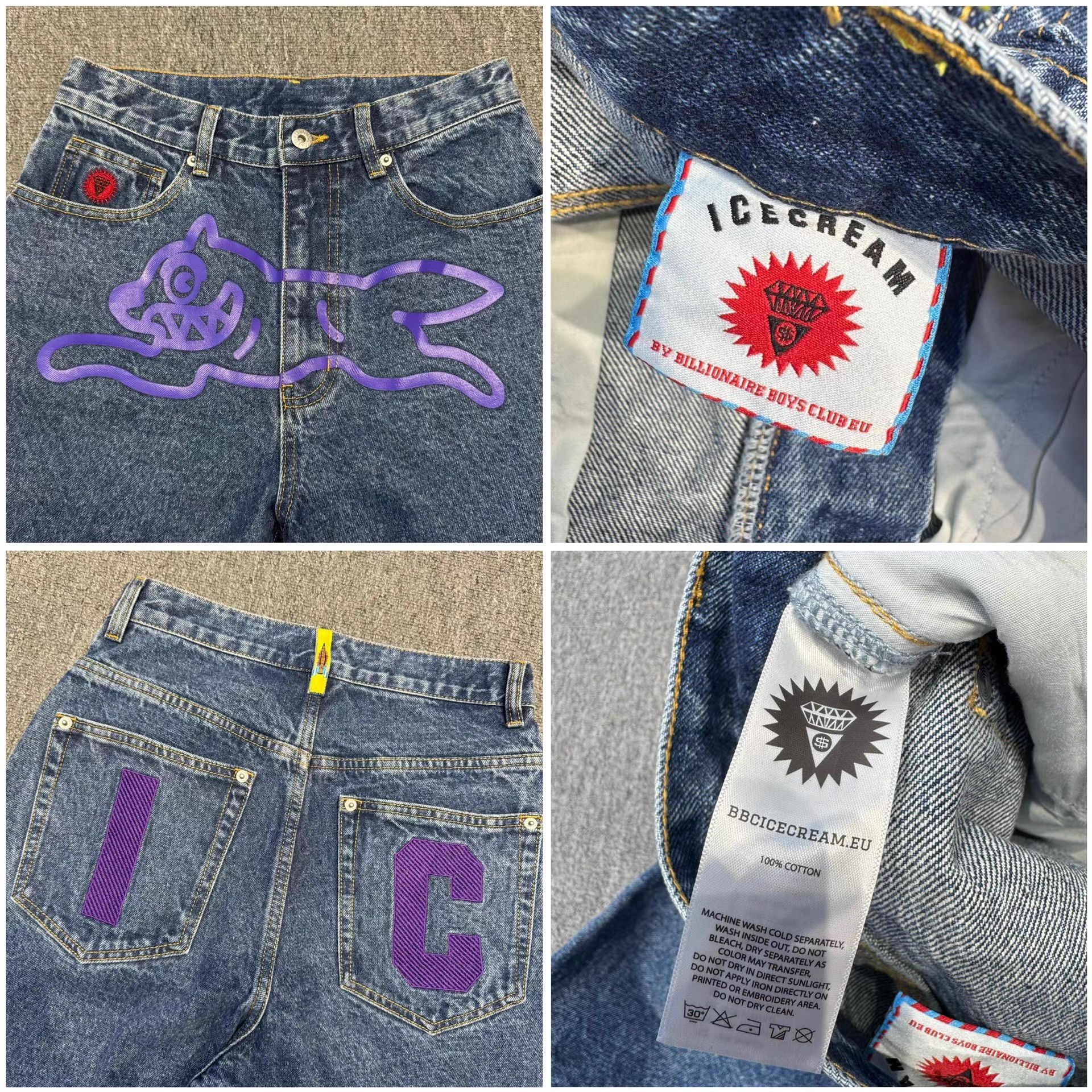 Billionaire Boys Club BBC Flying Dog Denim Shorts Q5 Size US 34 / EU 50 - 3 Thumbnail