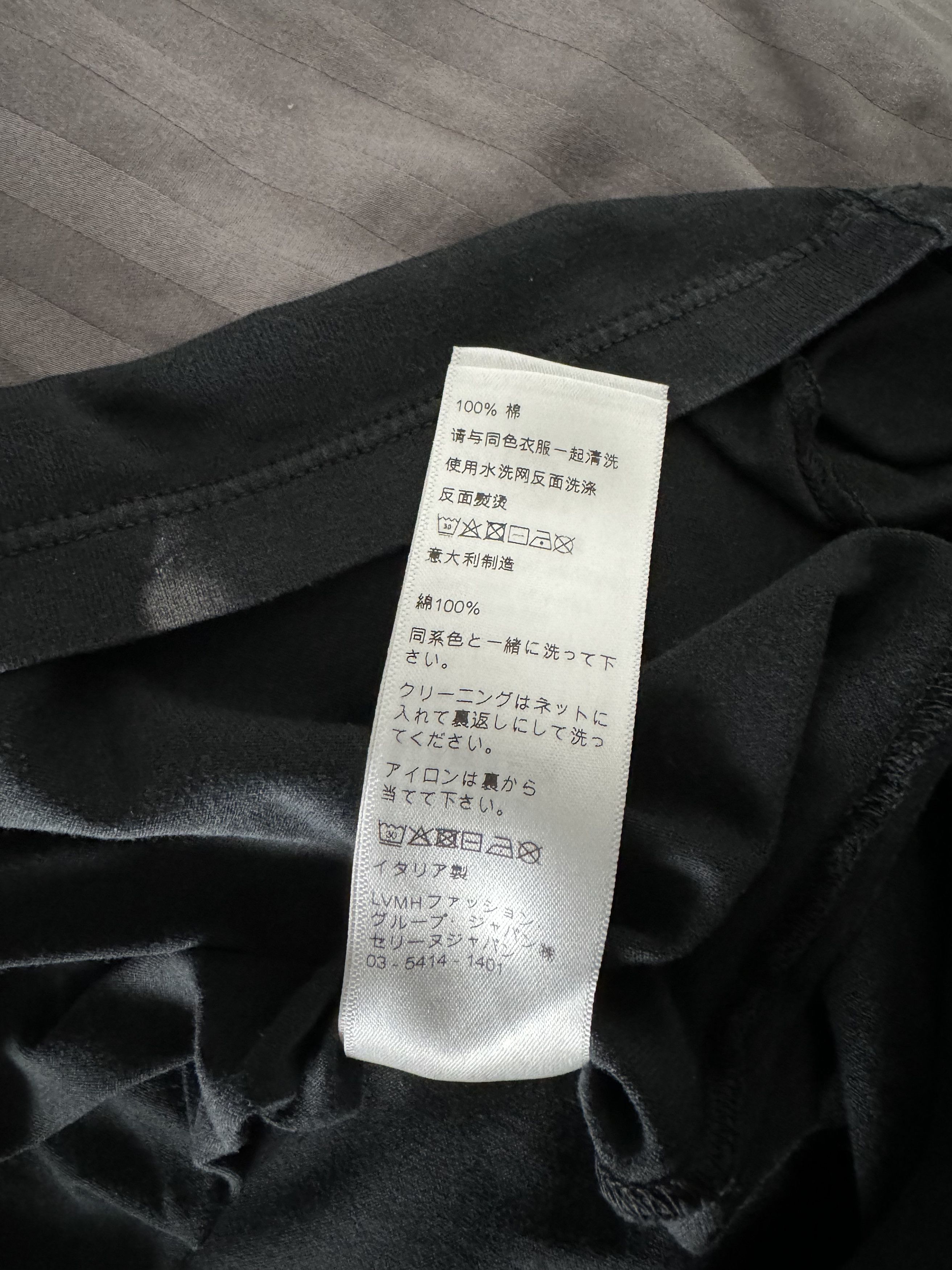 Celine Celine Tie-Dyed Logo-Print Cotton-Jersey T-Shirt Size US M / EU 48-50 / 2 - 6 Thumbnail