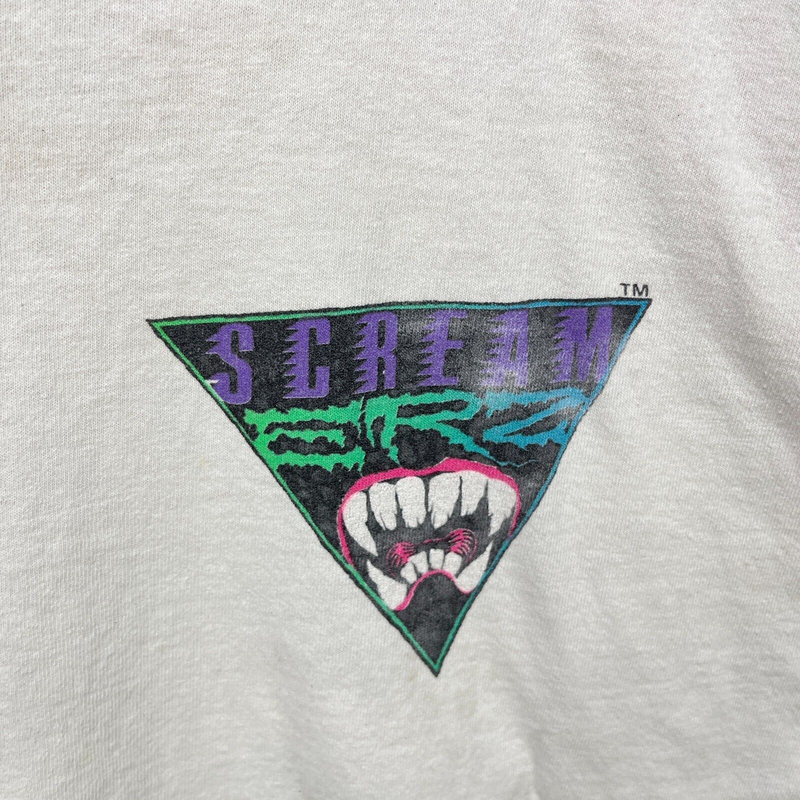 Vintage Vintage 90s Screamerz Alien Beast Sledding Longsleeve Large Size US L / EU 52-54 / 3 - 7 Thumbnail