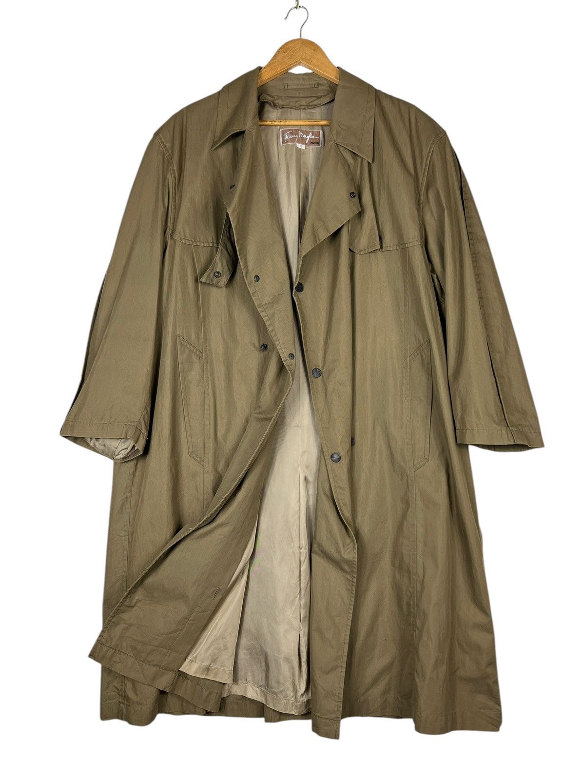 Mugler 💥 80s 90s Thierry Mugler Paris Trench Coat Size US M / EU 48-50 / 2 - 1 Thumbnail