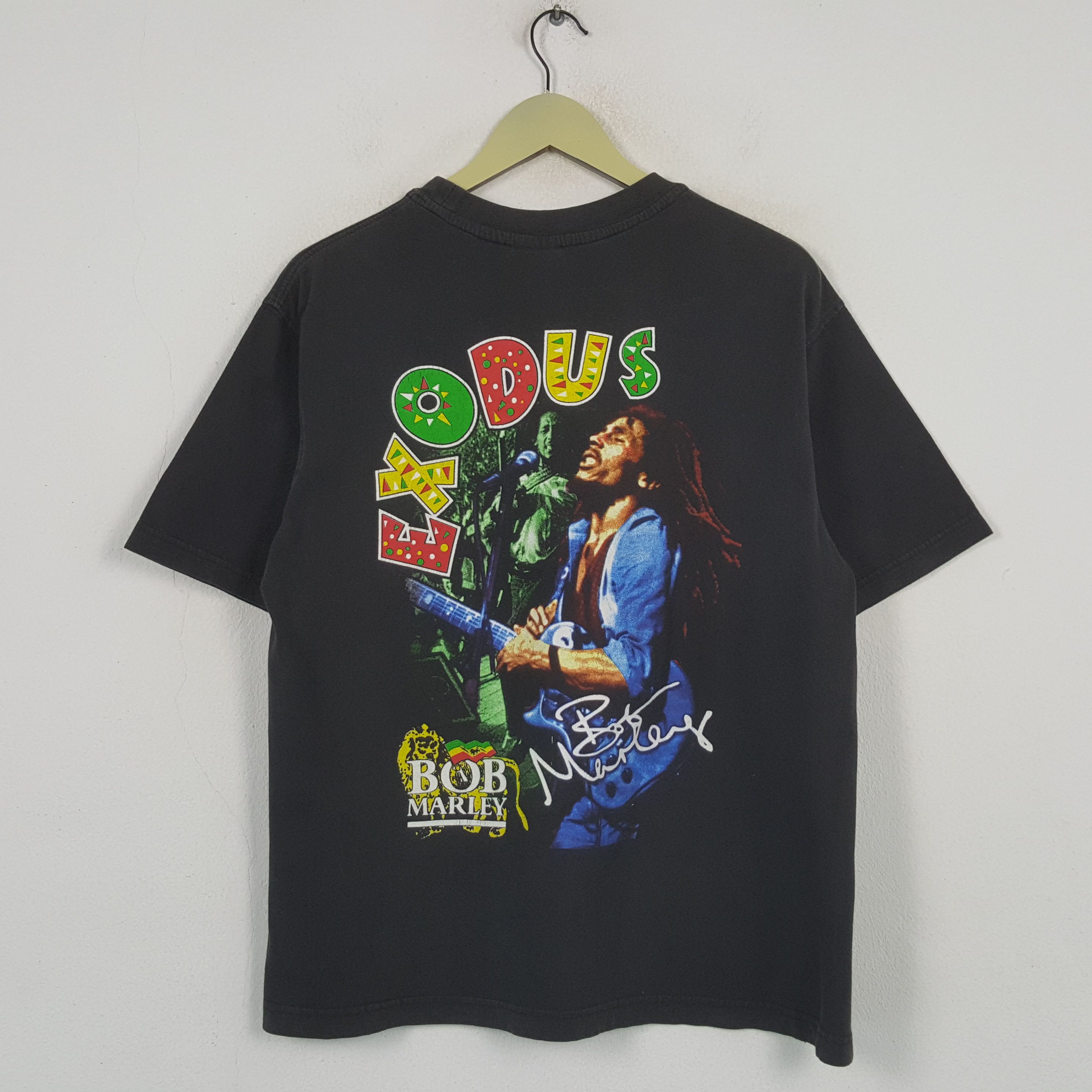 Band Tees Vintage BOB MARLEY American Singer T-shirt Size US L / EU 52-54 / 3 - 1 Thumbnail