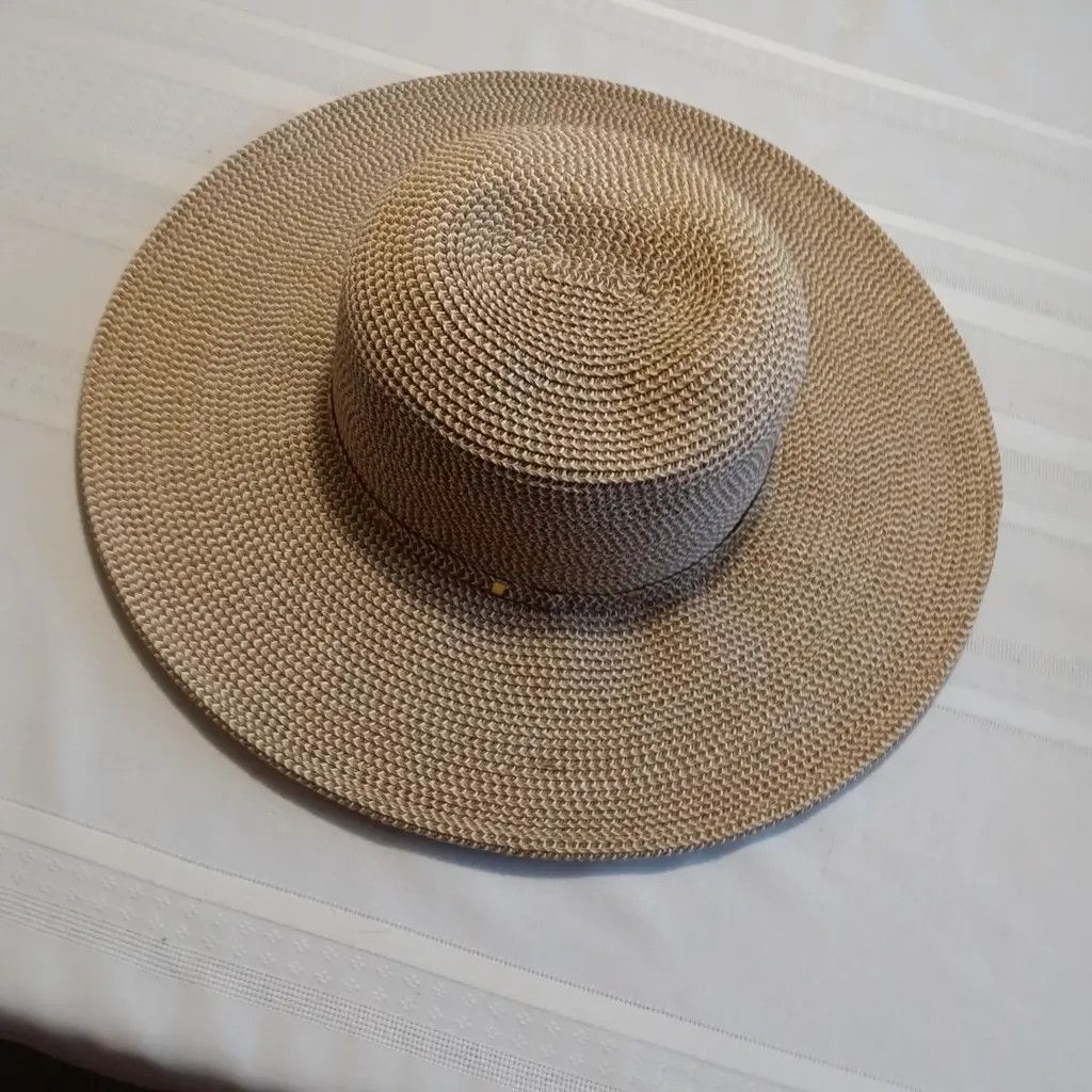 Nine West Nine West Wide Brim Straw Hat Size ONE SIZE - 1 Thumbnail