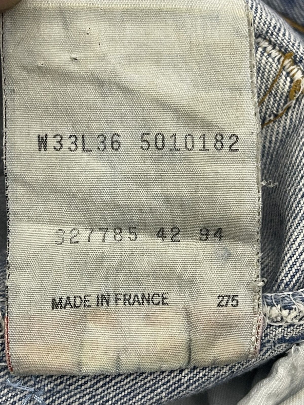 Levi's Vintage 80s Levis 501 Distressed Denim Size US 33 - 7 Thumbnail