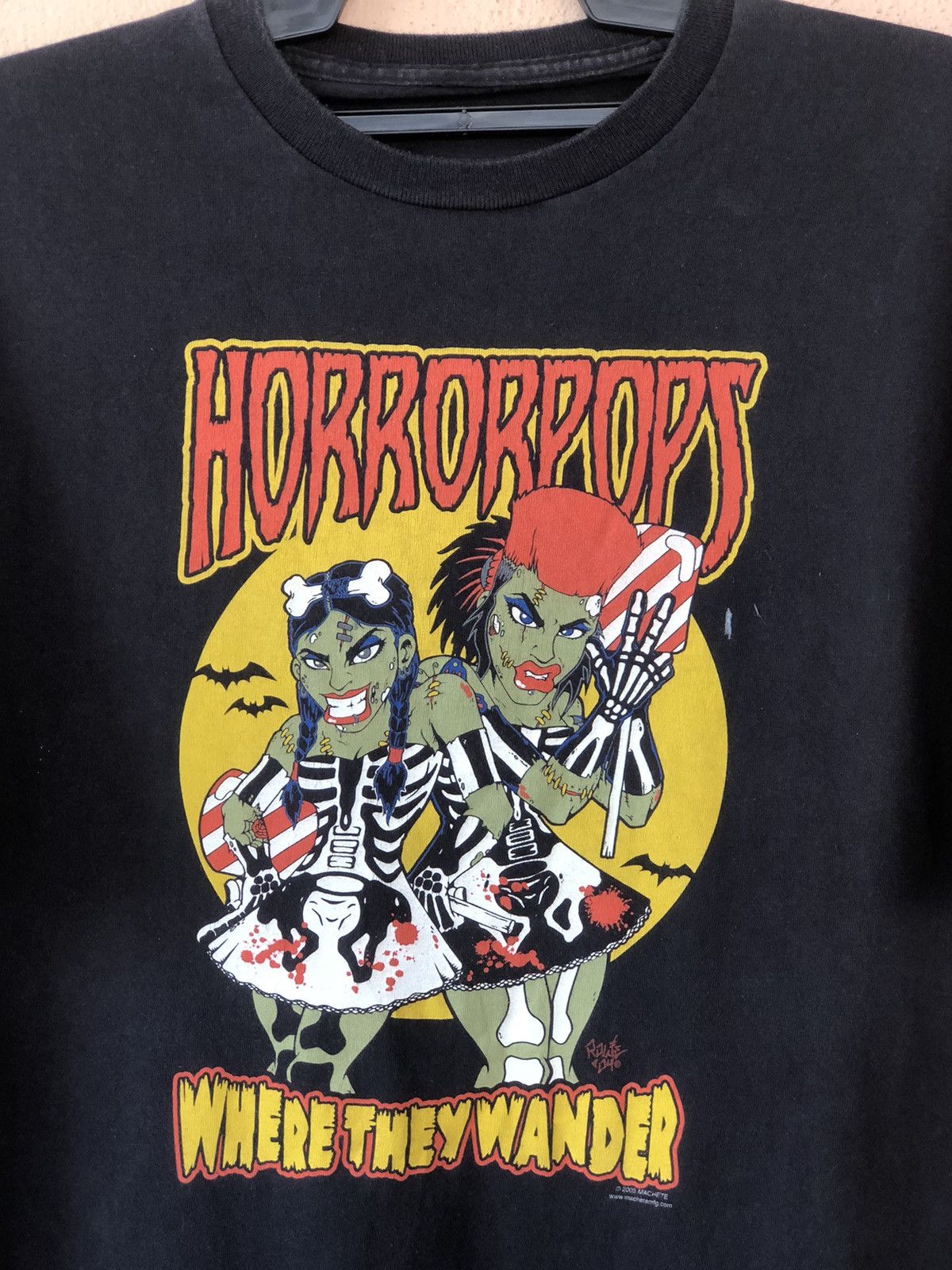 Vintage HORRORPOPS Danish Punk Rock Band Tee