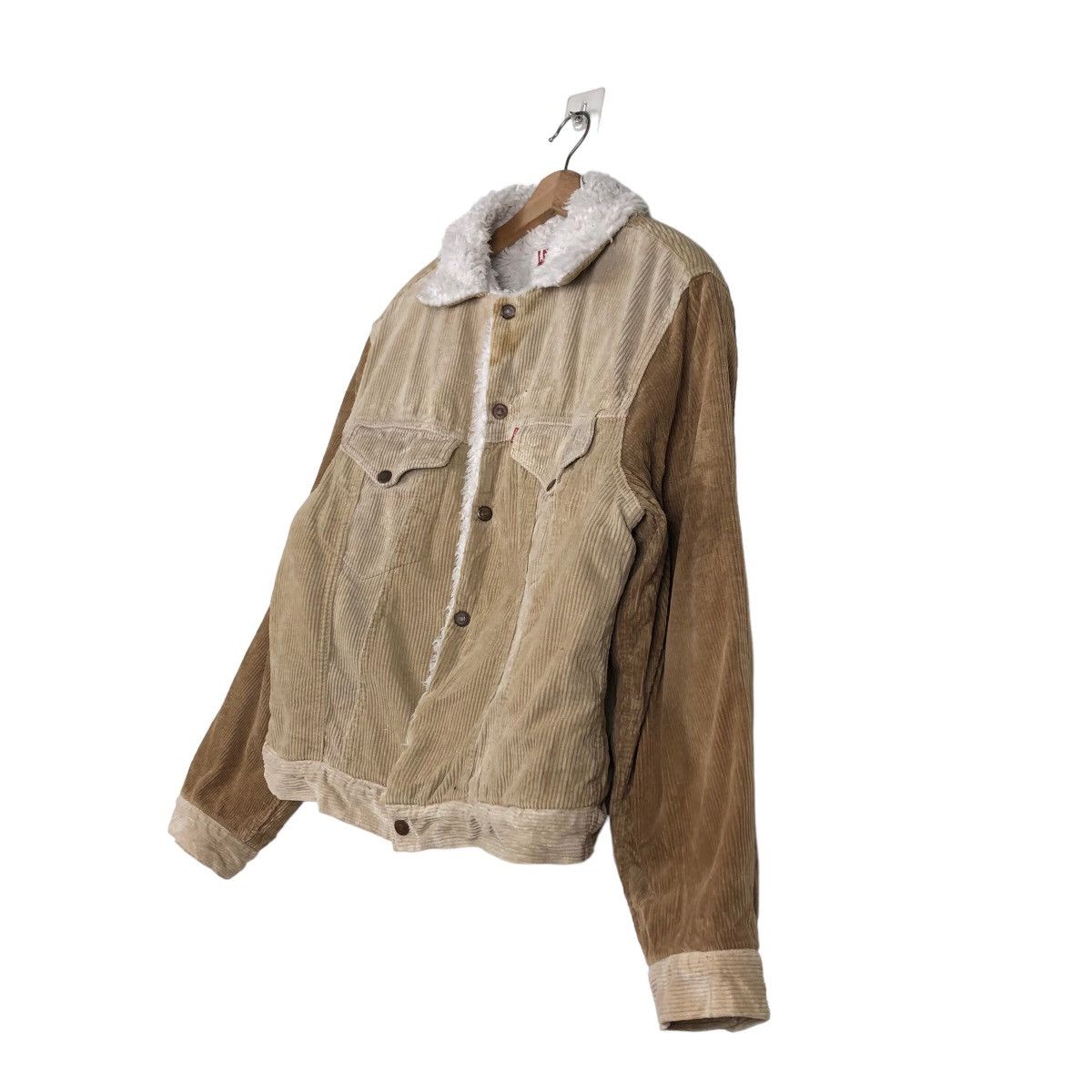 Levi's 🔥Vintage Trucker Corduroy Biker Jacket Levi’s Made in Usa Size US L / EU 52-54 / 3 - 2 Thumbnail