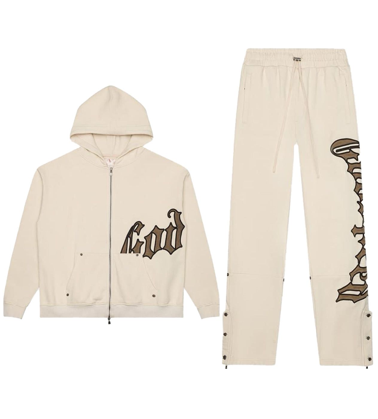 Godspeed OG Logo Sweatsuit V2 Creme/Brolive Size US XL / EU 56 / 4 - 1 Thumbnail