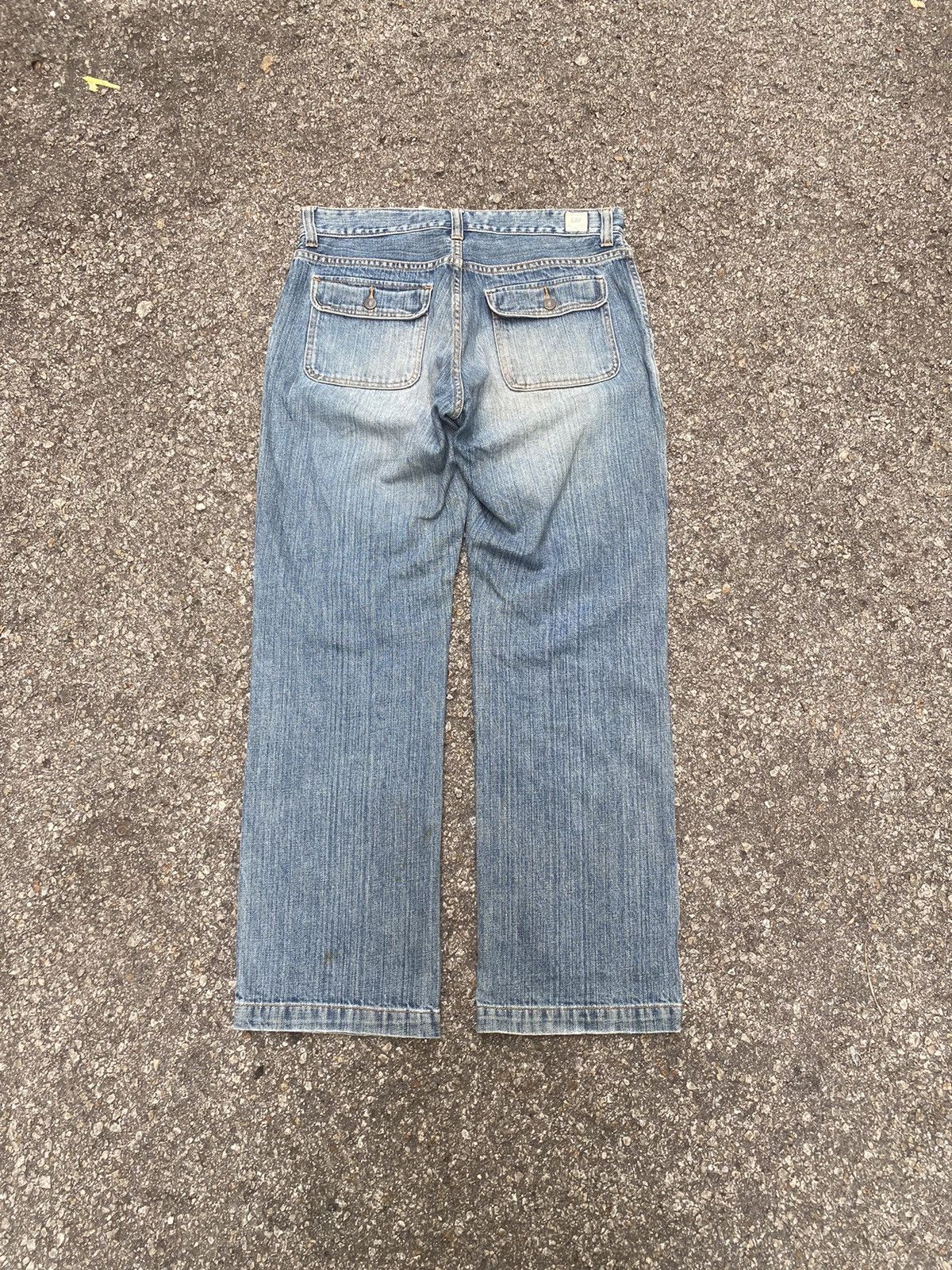 Gap × Vintage Vintage Gap Army Militaire Bush Pants Denim Workwear Size US 31 - 9 Thumbnail