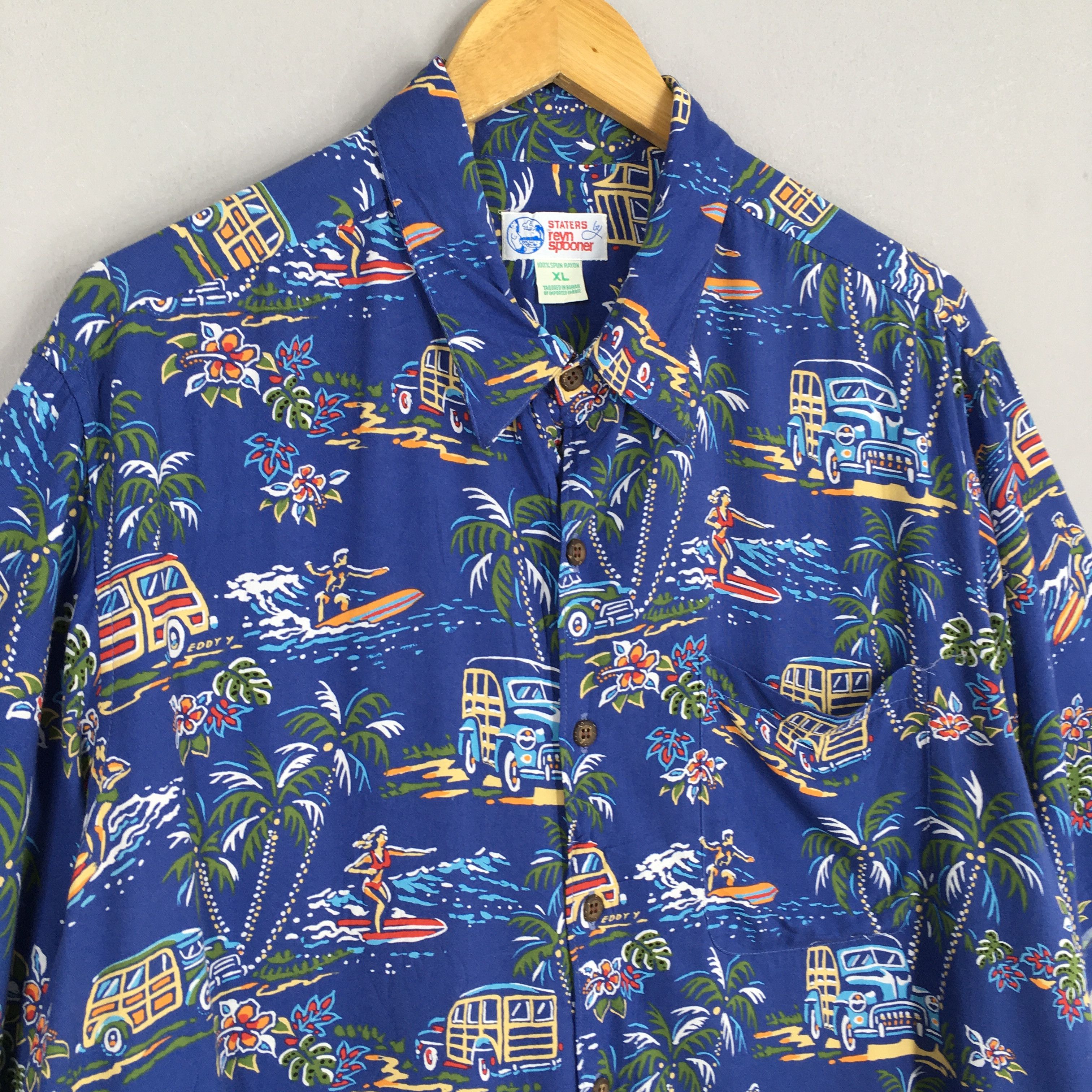 IOLANI × Reyn Spooner Vintage Hawaii Reyn Spooner Beach Party Aloha Shirt XLarge Size US XL / EU 56 / 4 - 3 Thumbnail
