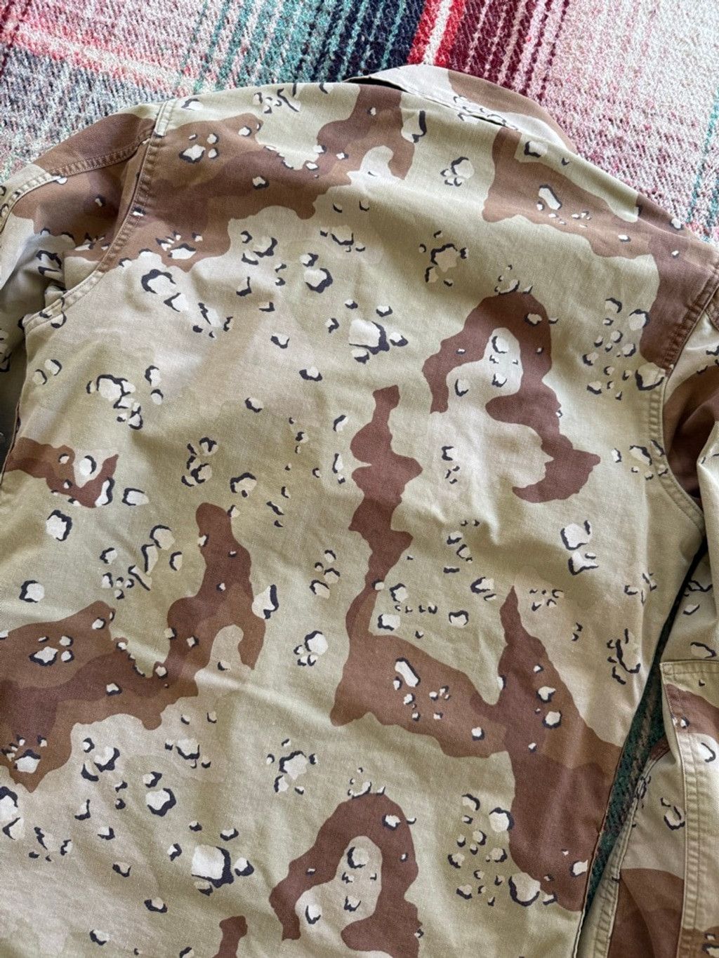 Vintage 90s Gulf War Chocolate Chip Camo Field Jacket M Size US M / EU 48-50 / 2 - 4 Thumbnail