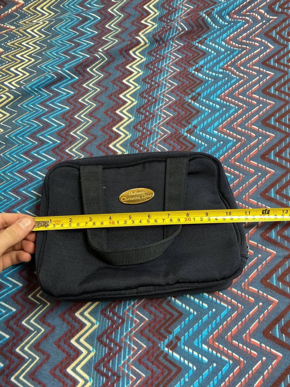 Christian Dior Monsieur Vintage Designer Christian Dior Parfums Hand Velour Bag Size ONE SIZE - 3 Thumbnail