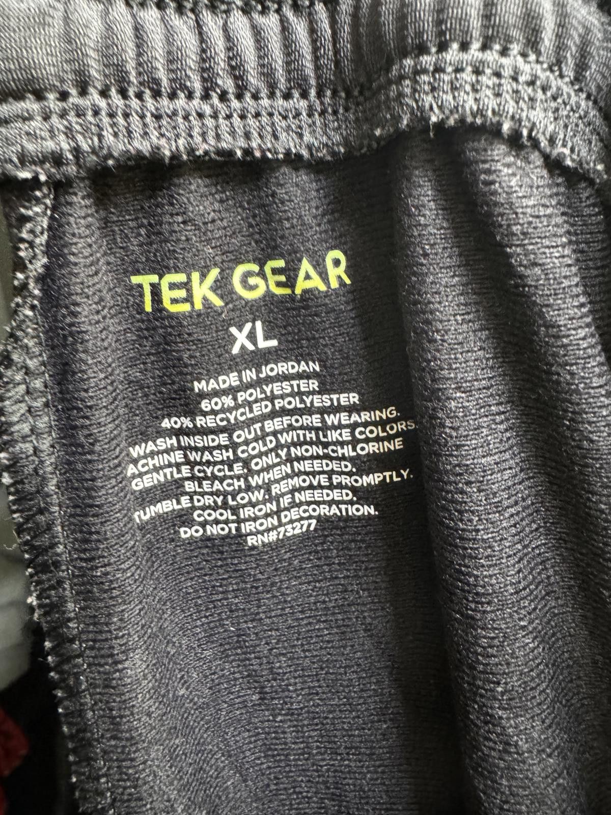 Tek Gear Tek Gear Men's Track Pants - XL - Black with White Stripes Size US 36 / EU 52 - 4 Thumbnail