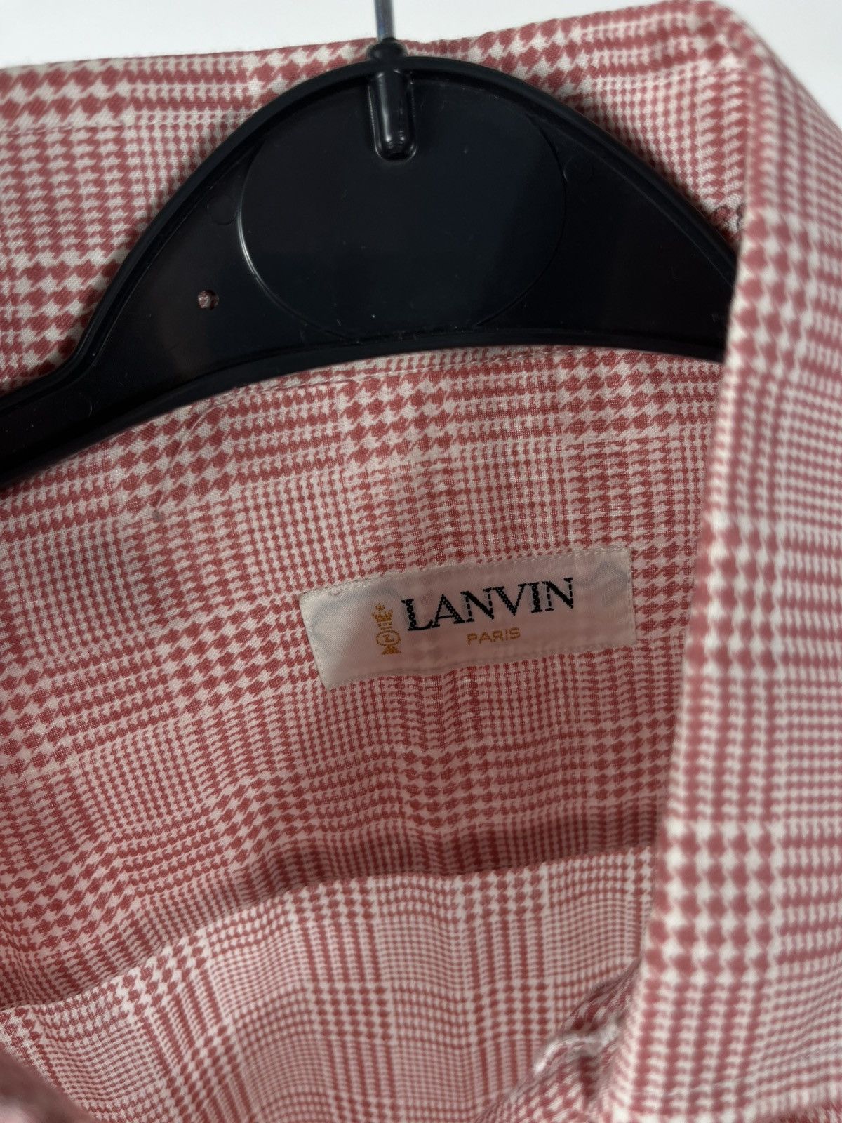 Lanvin Lanvin Women’s Red Checkered Shirt Size 38 France Size S / US 4 / IT 40 - 7 Thumbnail