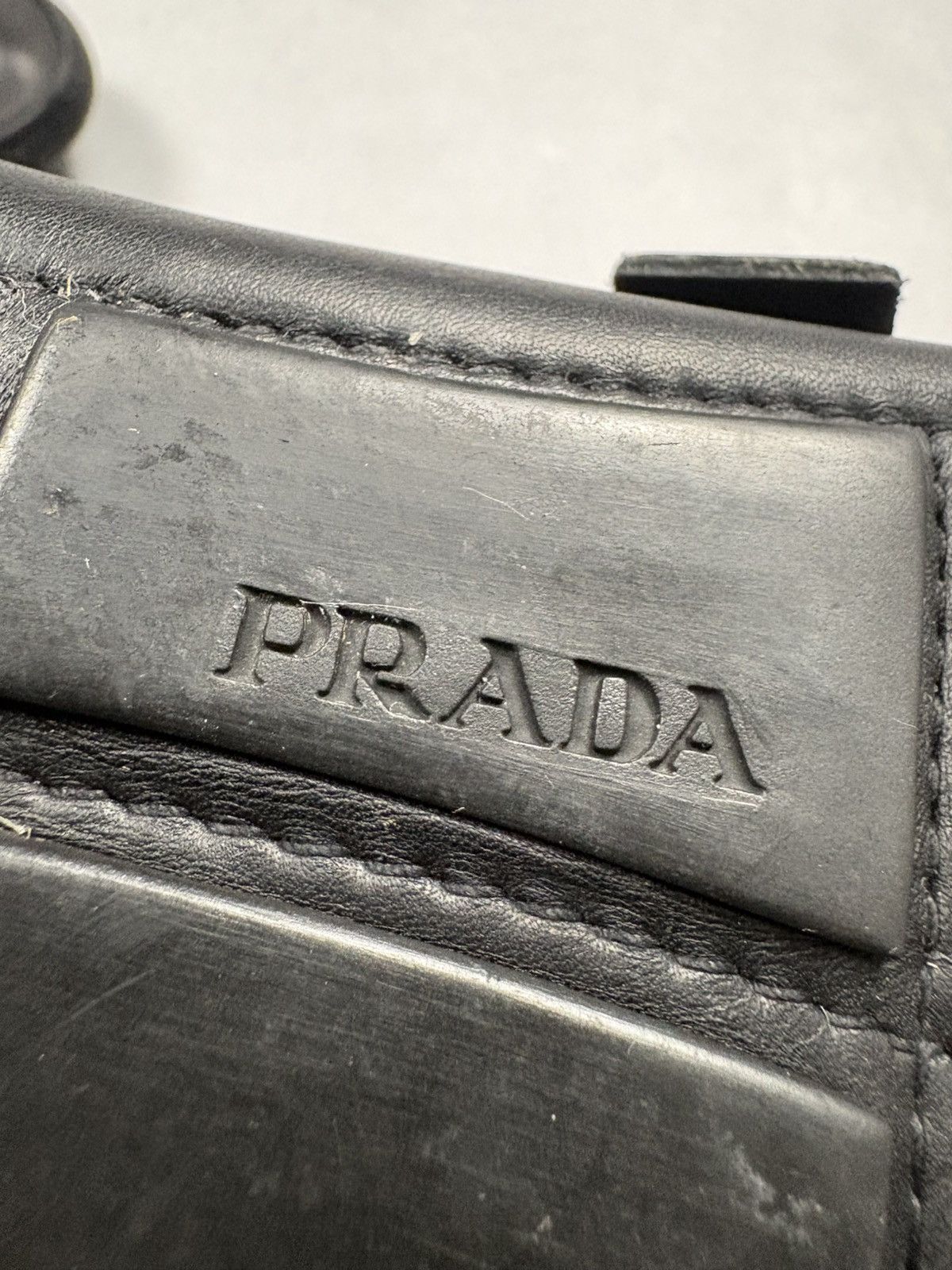 Prada Prada Leather Buckle Driving Loafers Black Size 10 Classic Size US 10 / EU 43 - 15 Thumbnail