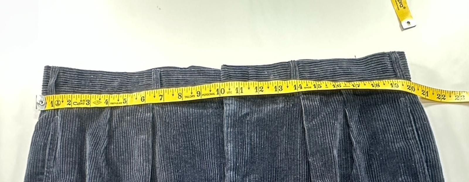 Brooks Brothers Brooks Brothers Pleated Corduroy Dress Pants Black 40/32 Size US 40 / EU 56 - 4 Thumbnail