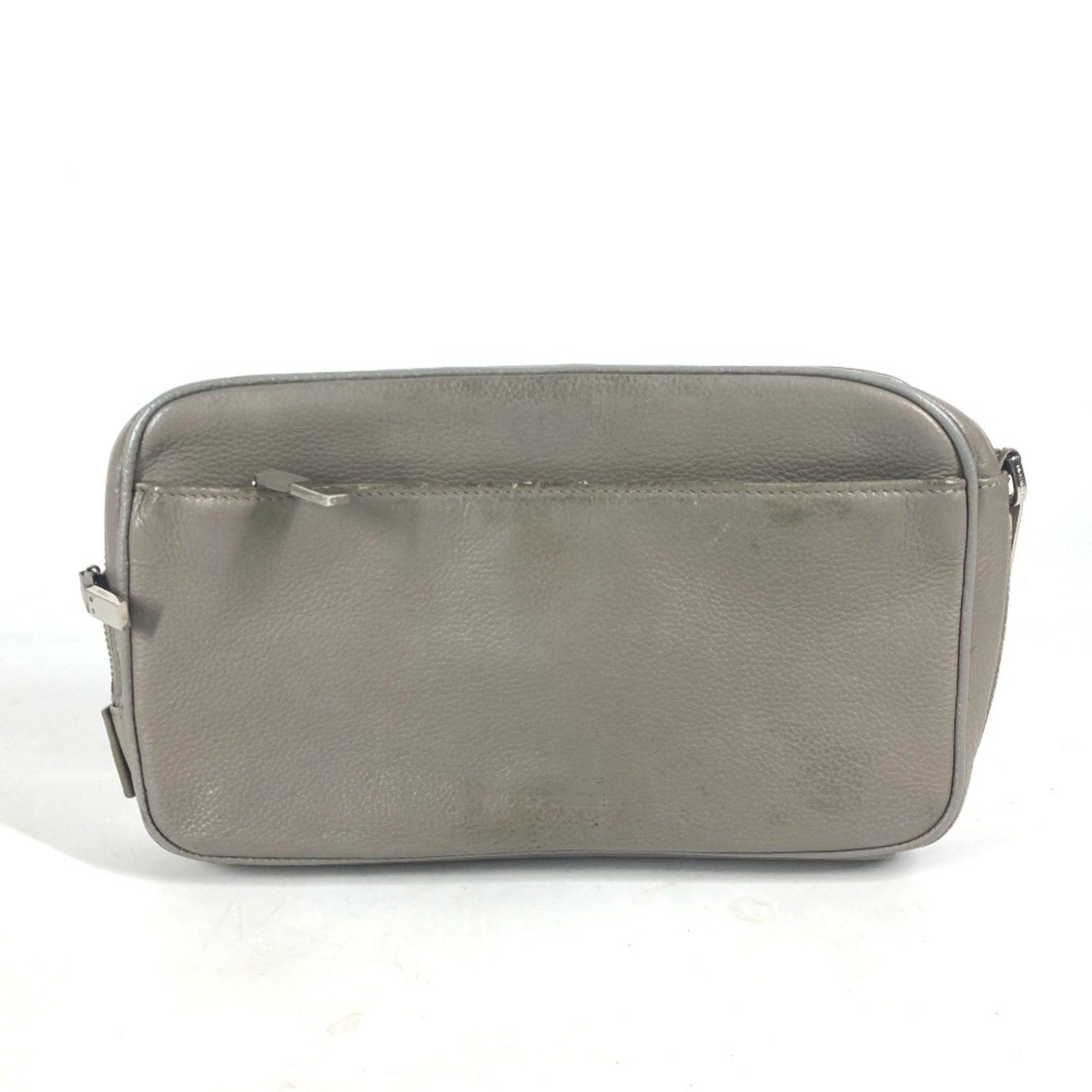 CHRISTIAN DIOR Pouch With strap Cluch Bag gray