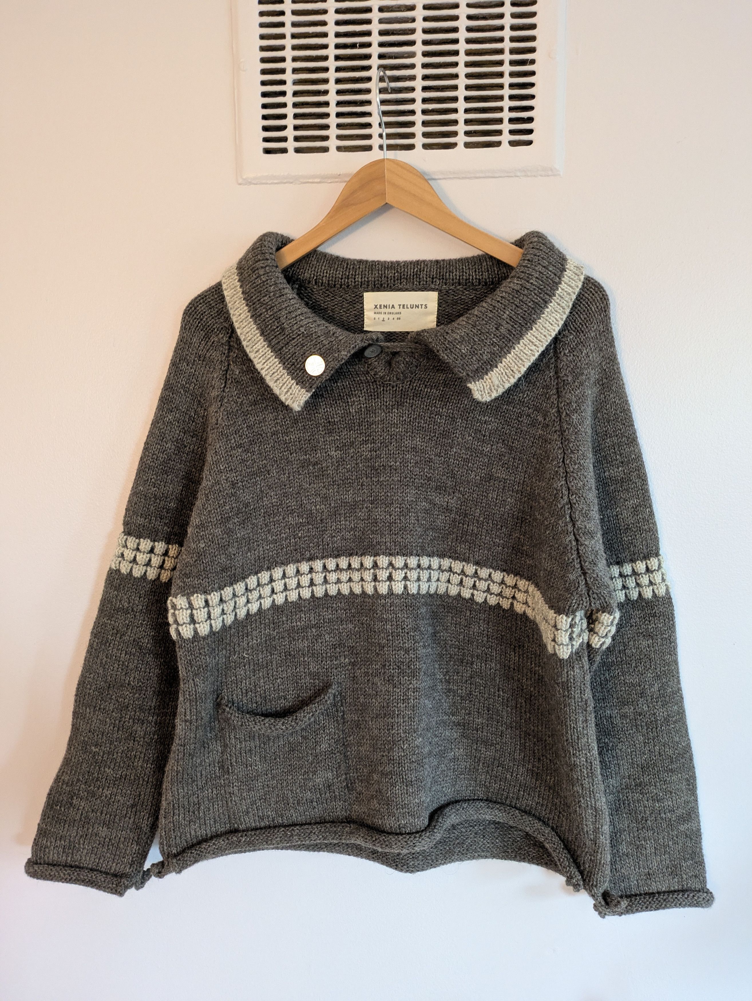 XENIA TELUNTS Xenia Telunts Samizdat Sweater | New Worn Size XS / US 0-2 / IT 36-38 - 1 Thumbnail