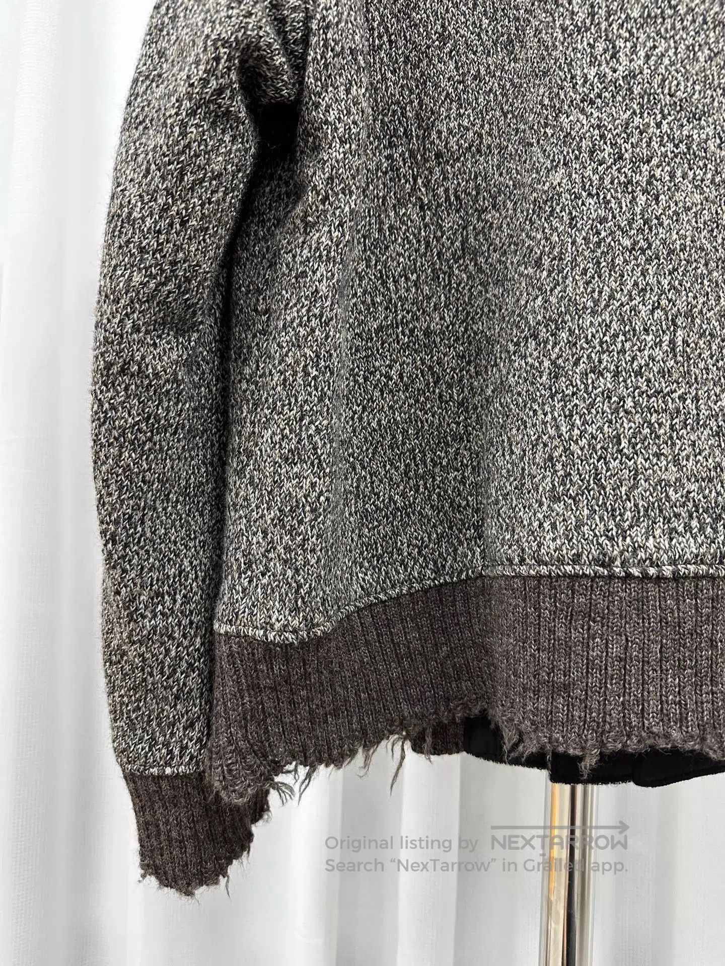 Undercover Multi Textured Knit Sweater with Pockets - Size L. Size US L / EU 52-54 / 3 - 5 Thumbnail