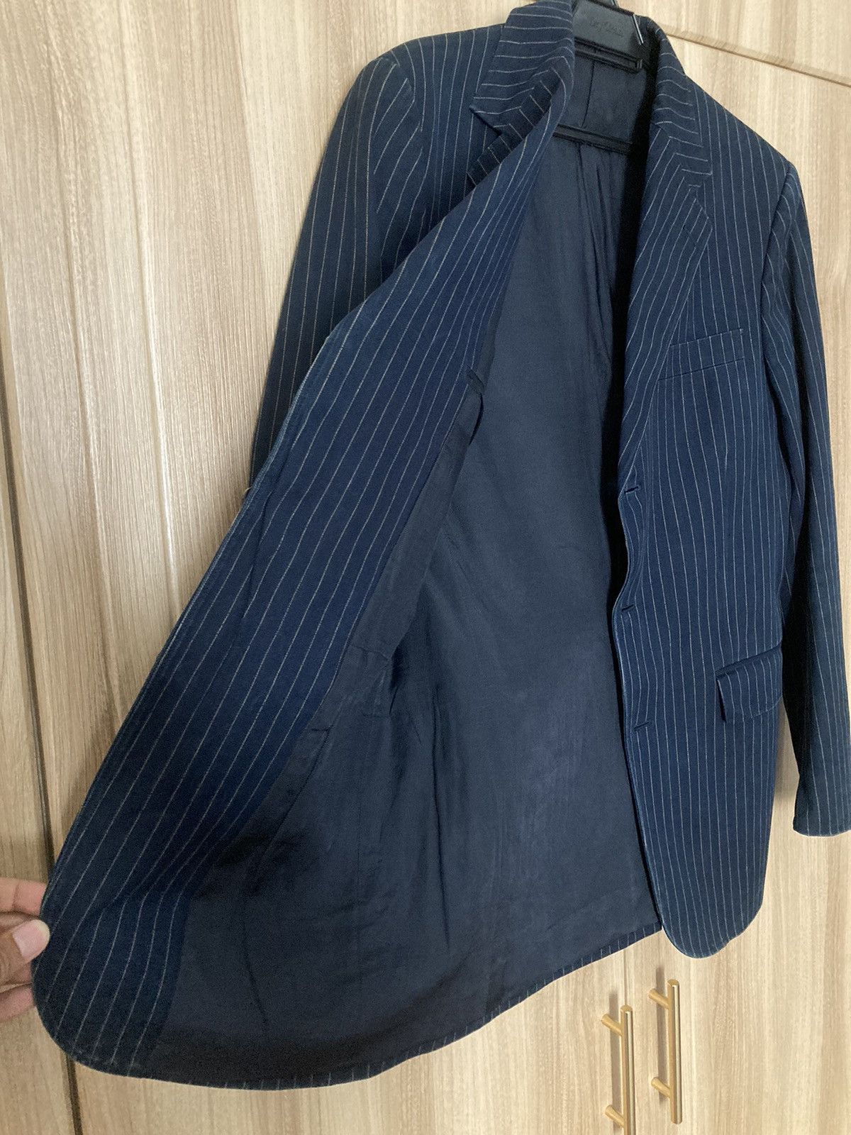 Polo Ralph Lauren RRL Double RL HBT Wabash Indigo Coat Blazers Size 38R - 11 Thumbnail