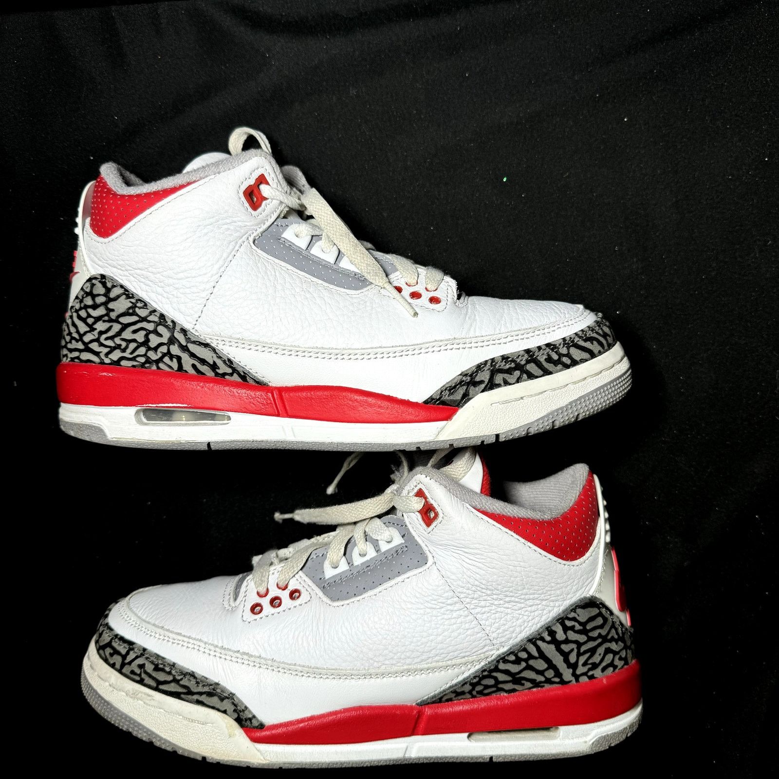 Jordan Brand × Nike Size 6.5 - Air Jordan 3 Retro GS Fire Red 2022 Men's Shoes Size US 6.5 / EU 39-40 - 2 Thumbnail