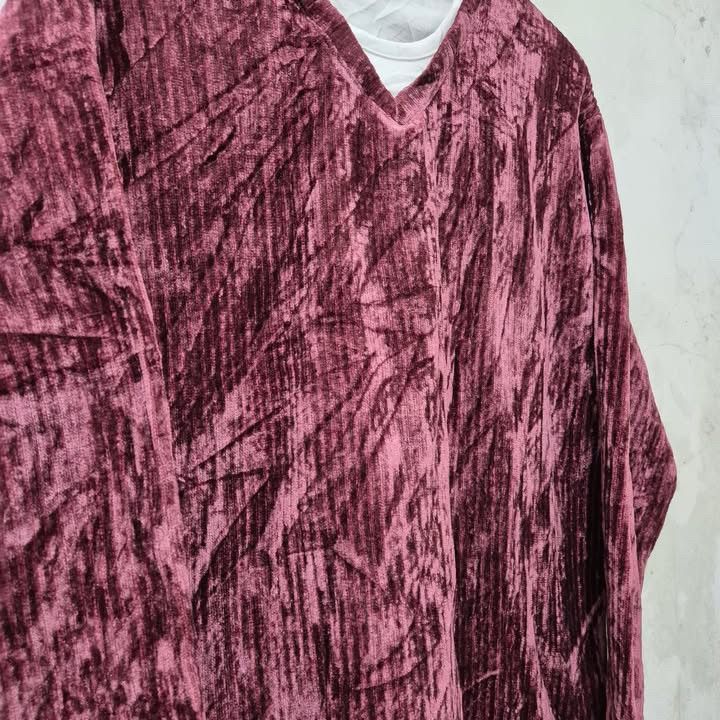 Yohji Yamamoto Yohji yamamoto velved long slevee Size US L / EU 52-54 / 3 - 6 Thumbnail