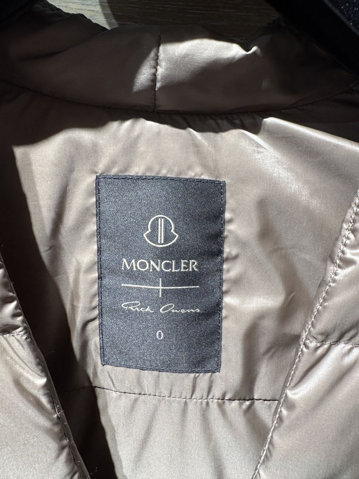 Moncler × Rick Owens Last Rick Owens x Moncler Webbing Trimmed Quilted Jacket Size XS / US 0-2 / IT 36-38 - 2 Thumbnail