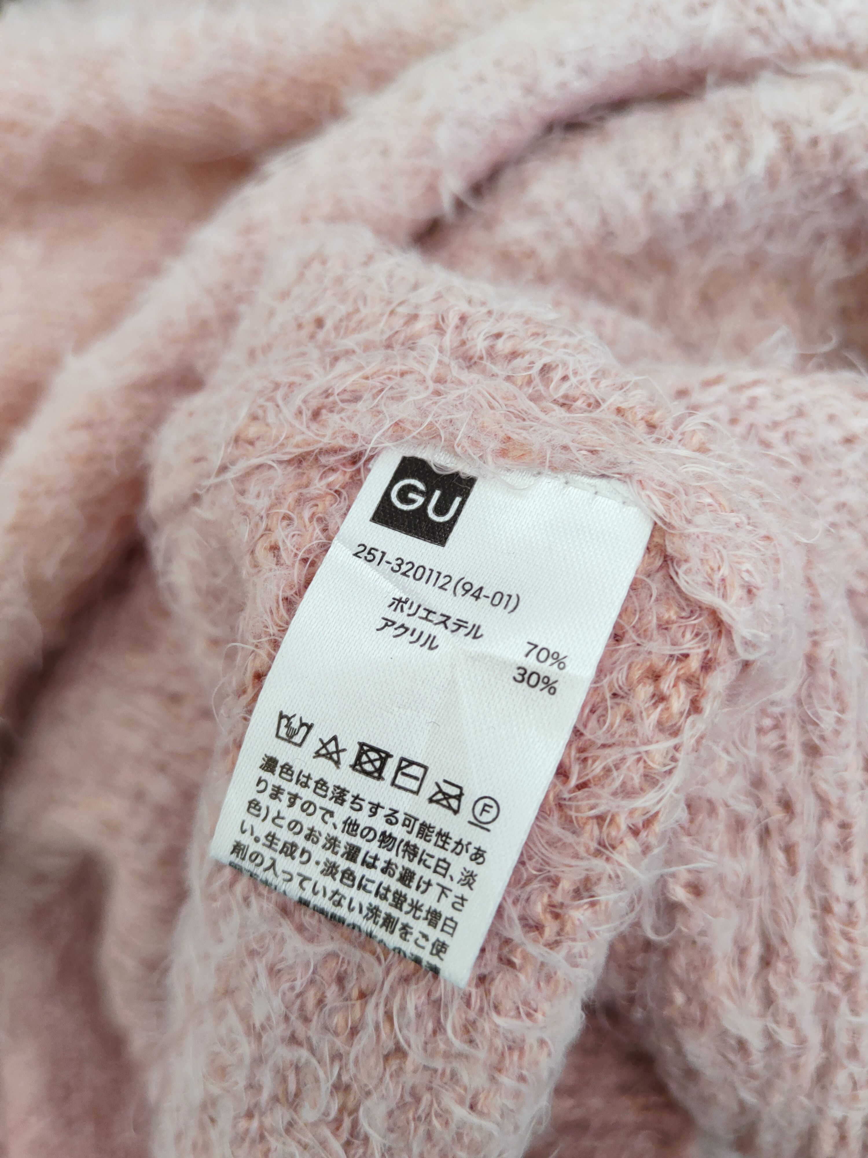 GU × Japanese Brand GU Pink Fur Mohair Knitwear Sweatshirts #W568 Size L / US 10 / IT 46 - 10 Thumbnail