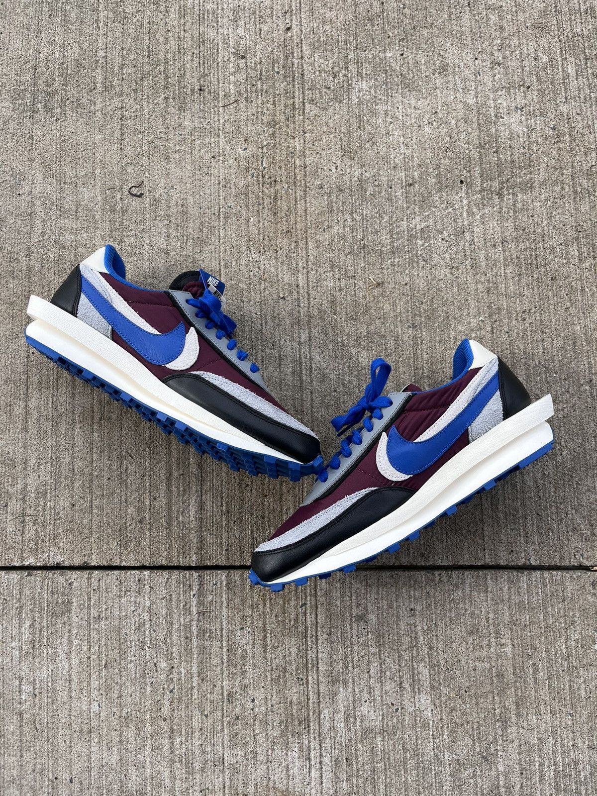 Nike × Sacai × Undercover Nike LD Waffle sacai Undercover Night Maroon Team Royal Size US 11.5 / EU 44-45 - 1 Thumbnail