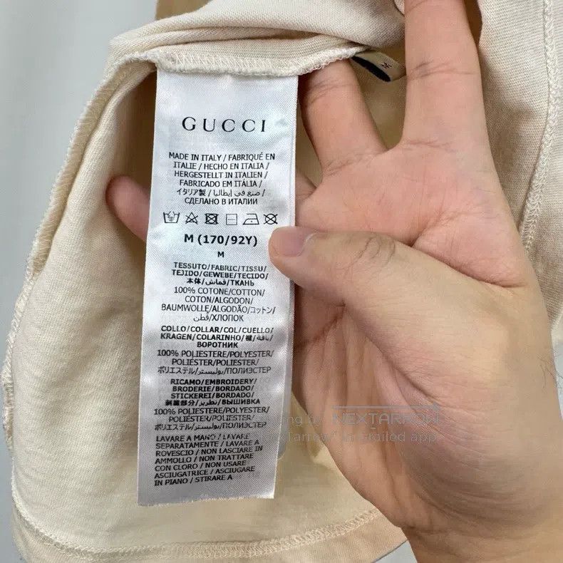 Gucci Gucci Embroidered floral letters short sleeves Size M / US 6-8 / IT 42-44 - 6 Thumbnail