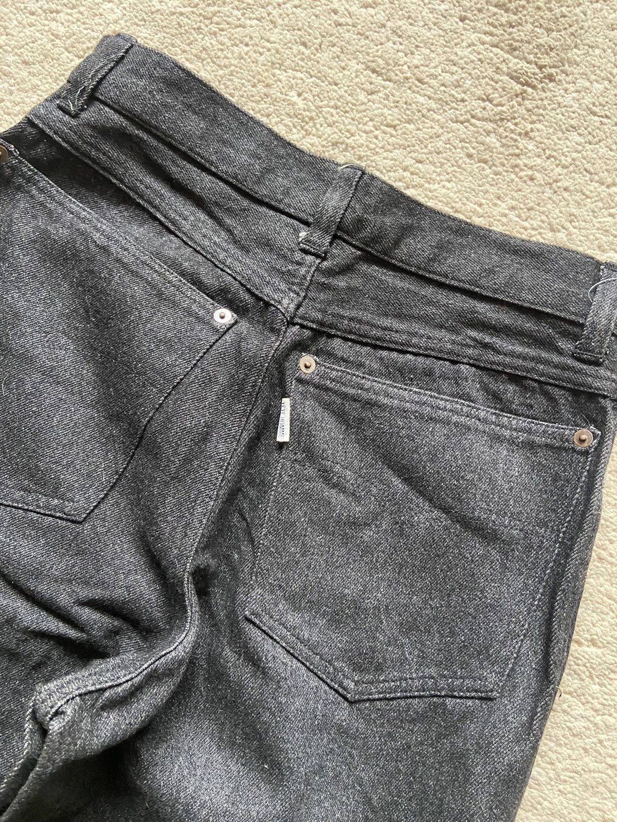 Issey Miyake × Tete Homme Vintage Tete Homme By Katoh Kazutaka 70’s Fringe Denim Pants Size US 28 / EU 44 - 5 Thumbnail