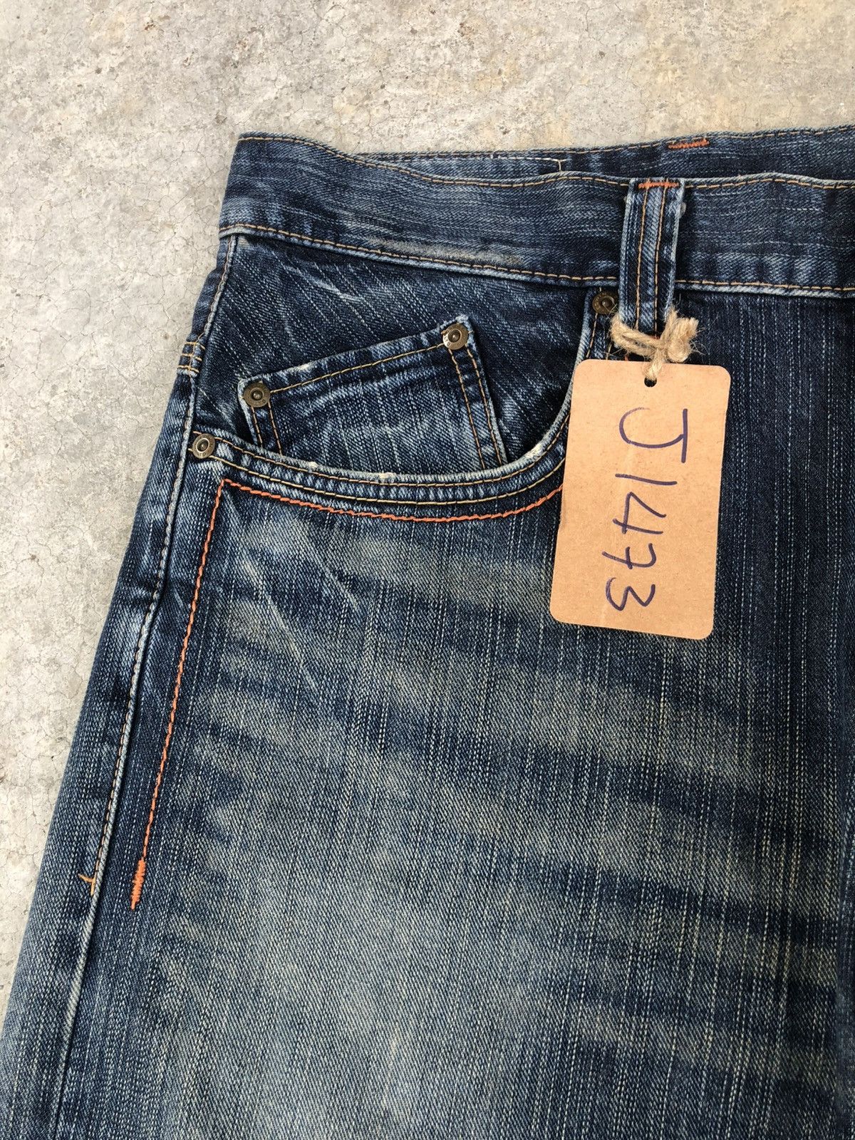 If Six Was Nine Japanese Edwin Bootcut Flare Distressed Jeans Size US 34 / EU 50 - 16 Thumbnail