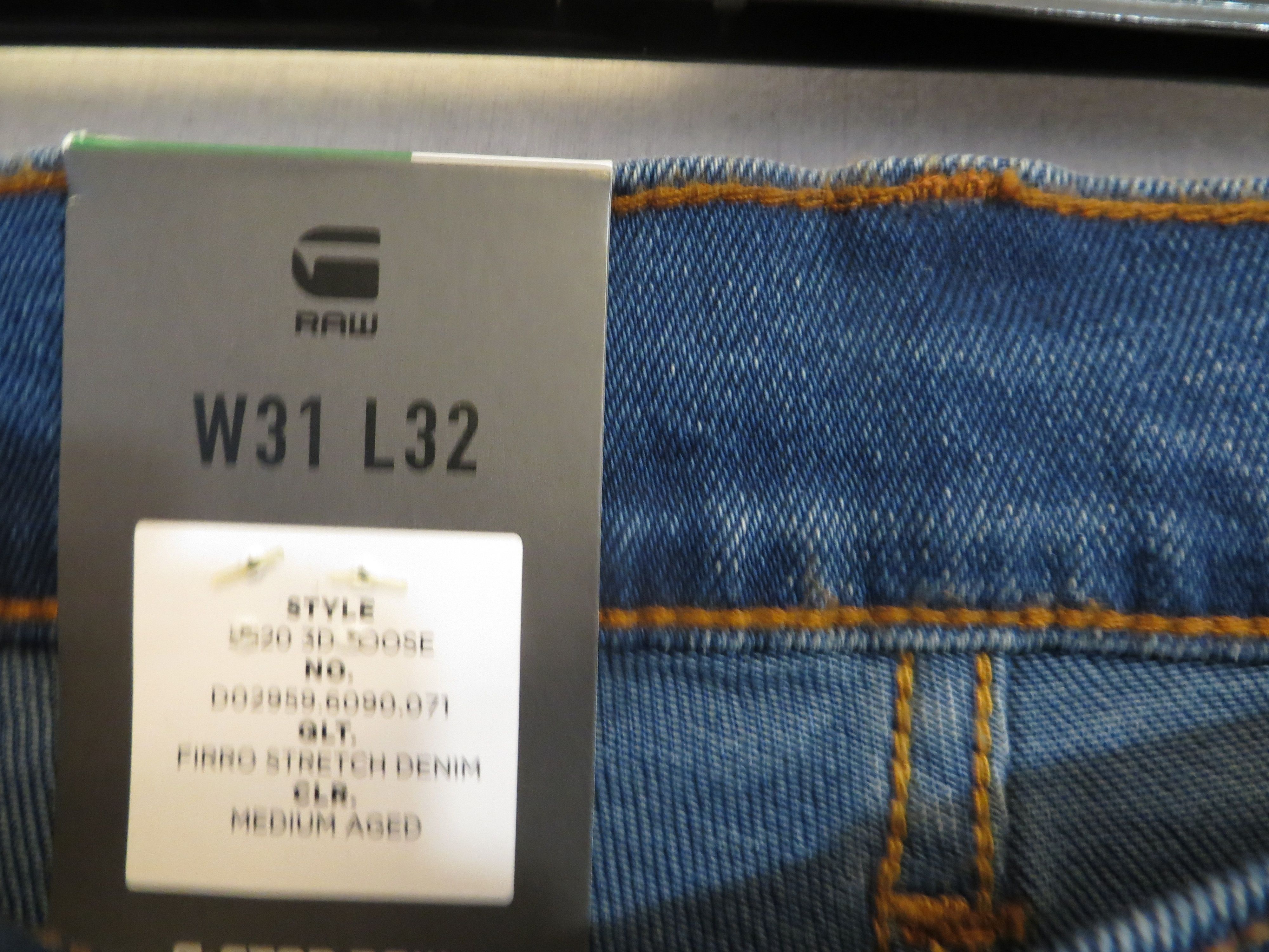 G-Star 5620 ELWOOD LOOSE JEANS 31 X 32 Size US 31 - 4 Thumbnail