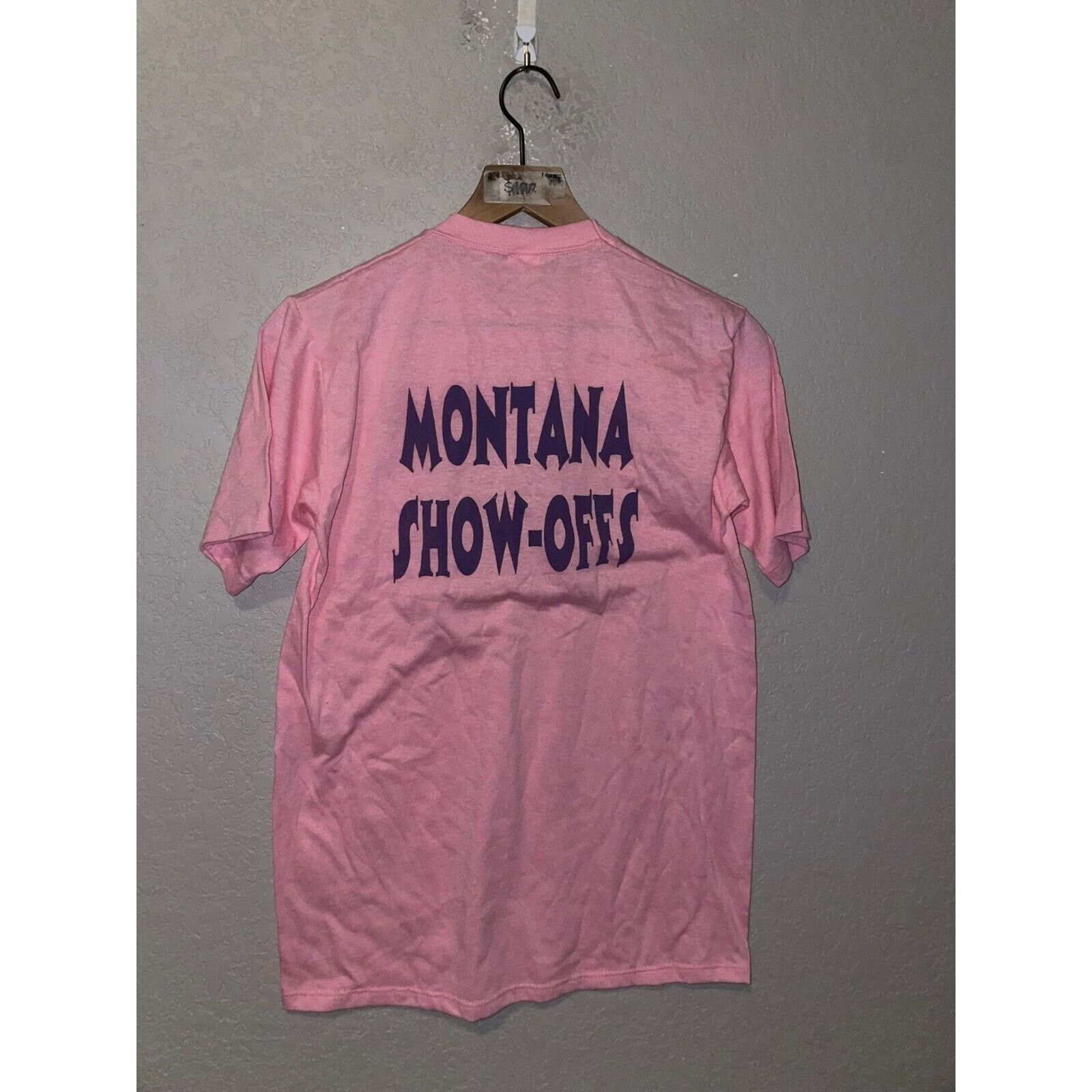 Jerzees Vintage Montana Show Offs Shirt Jerzees Sara Pink Tee 90s M Size US M / EU 48-50 / 2 - 6 Thumbnail