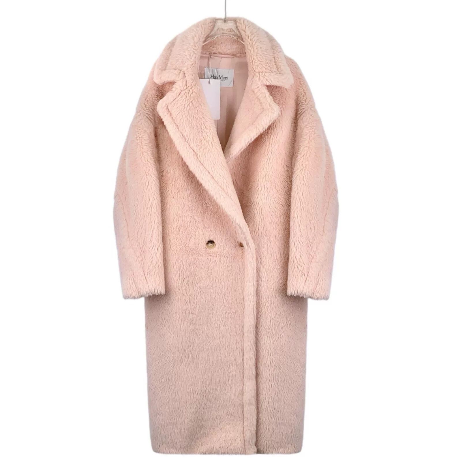 Max Mara pink teddy coat from MaxMara Size US L / EU 52-54 / 3 - 1 Thumbnail