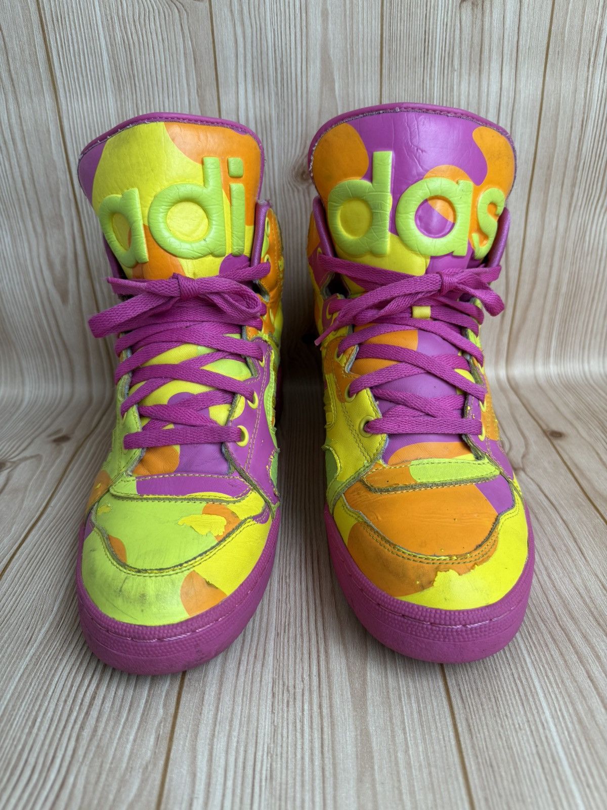 Adidas × Jeremy Scott Neo camo instinct sneakers Size US 7.5 / EU 40-41 - 4 Thumbnail